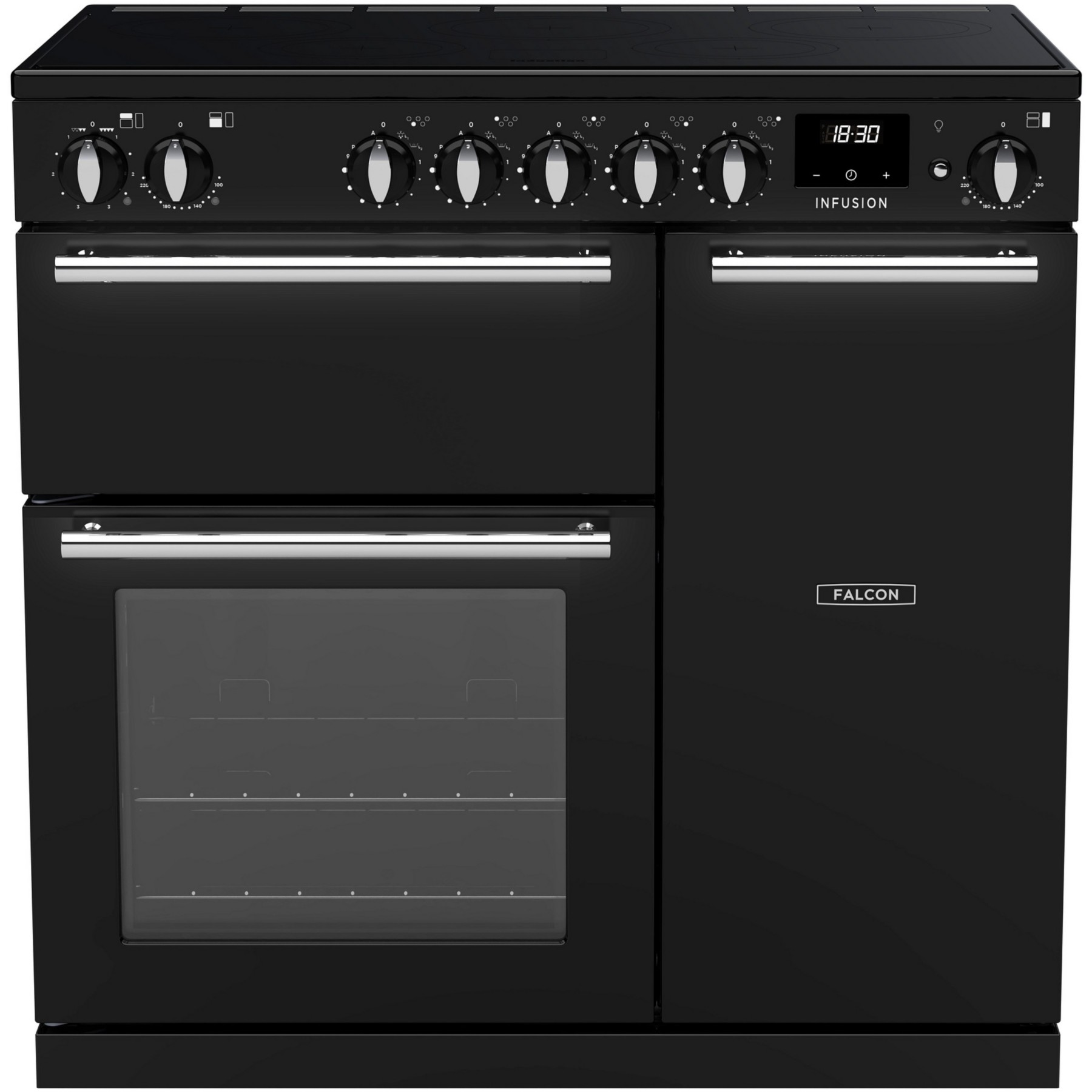Piano de cuisson induction FALCON INFUSION NGC TAB IND 90 CM NOIR