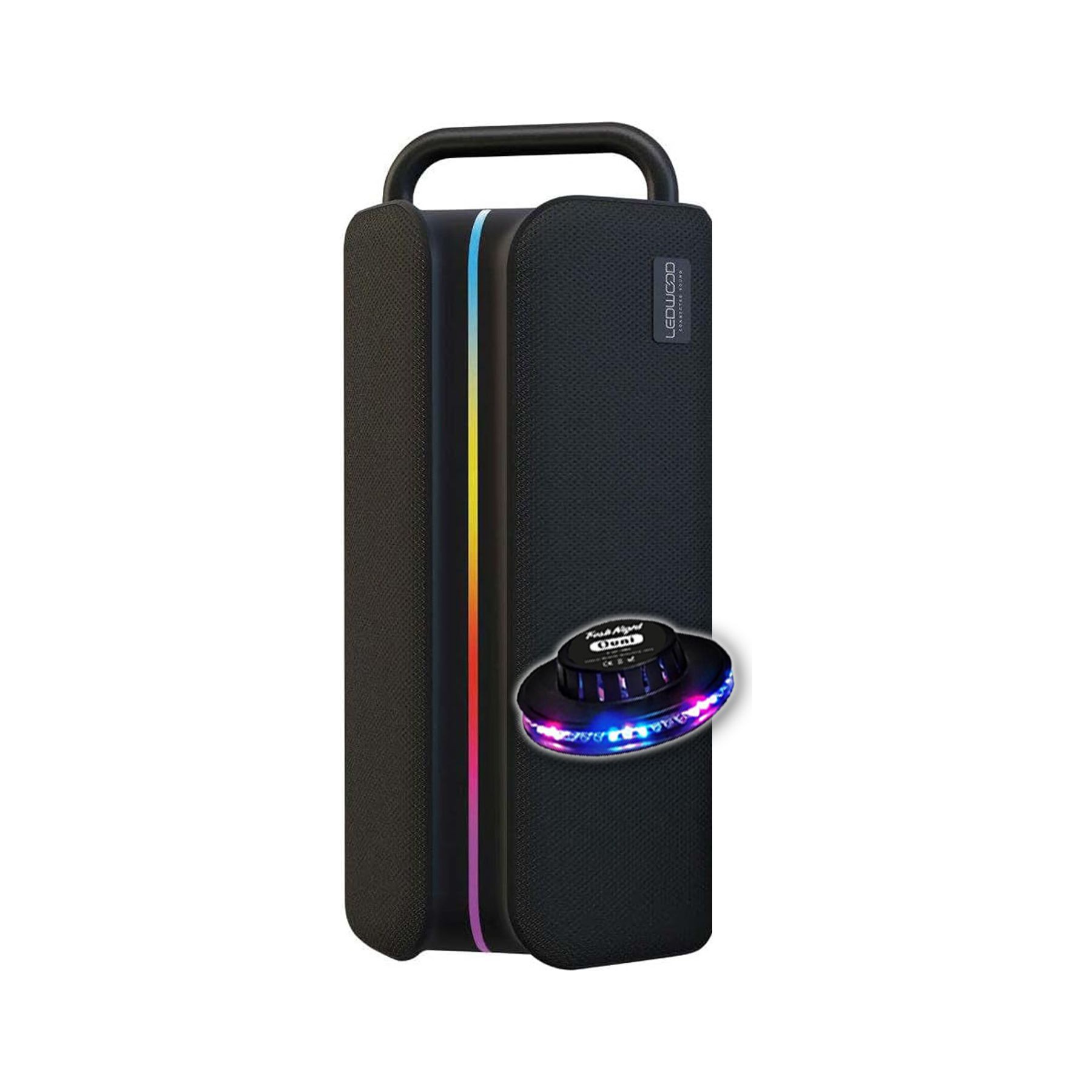 Enceinte nomade LEDWOOD DROP500 500W 360 LED IPX4 TWS 7h