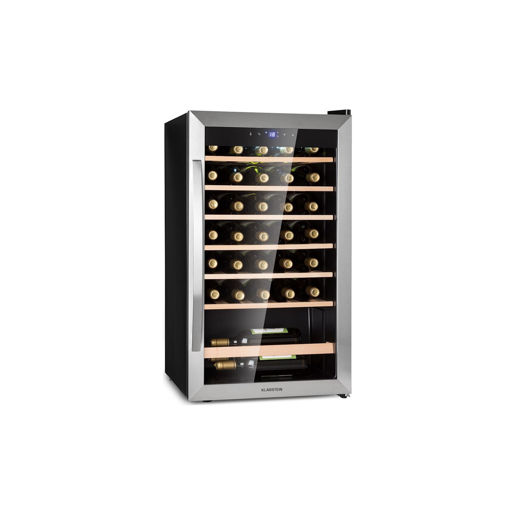 Cave à vin de service KLARSTEIN Vinamour 32 Uno 95L - Argent