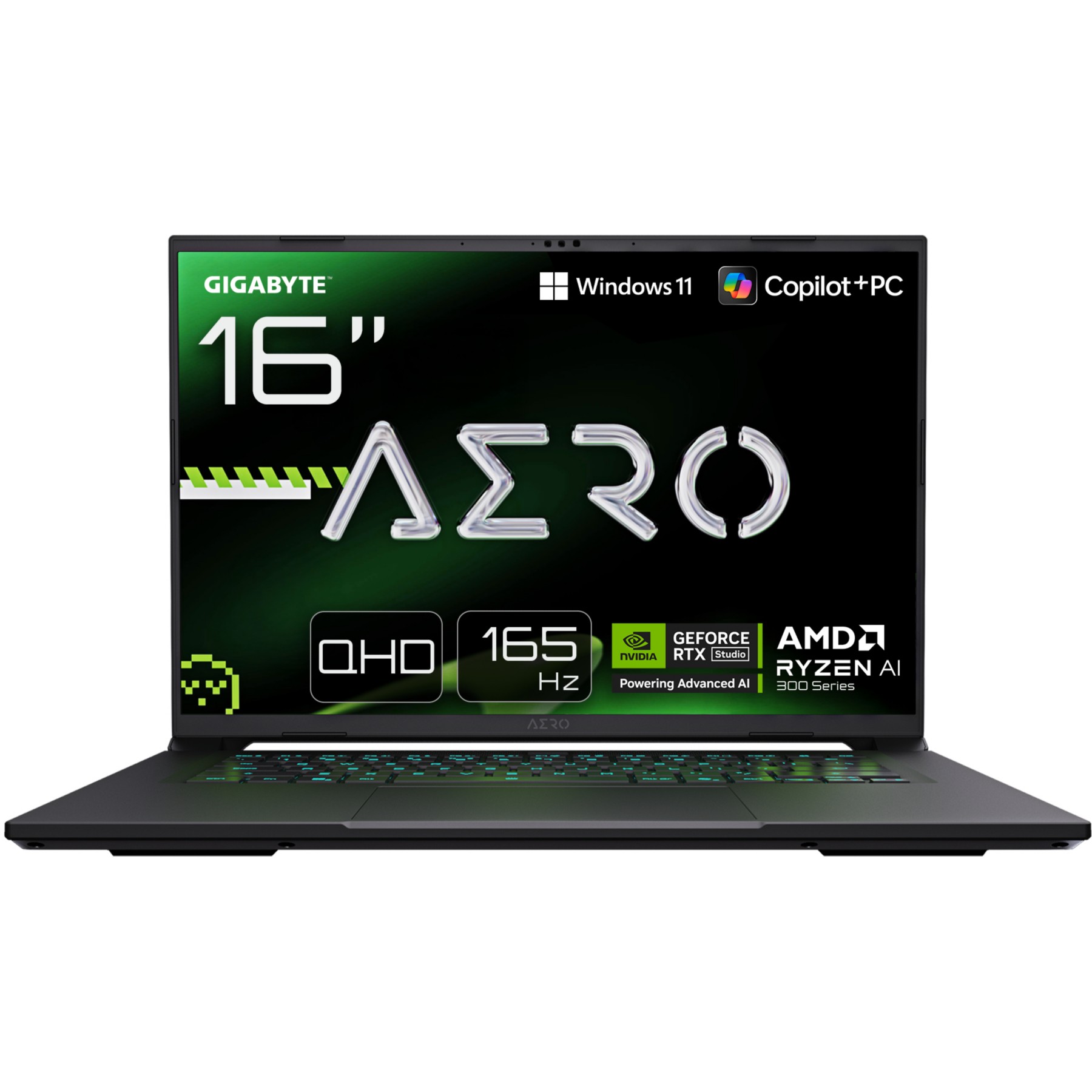PC Gamer GIGABYTE AERO X16 16" WQXGA 165Hz AMD Ryzen AI 7 350 Nvidia GeForce RTX 5070 16 Go RAM DDR5 SSD 1 To