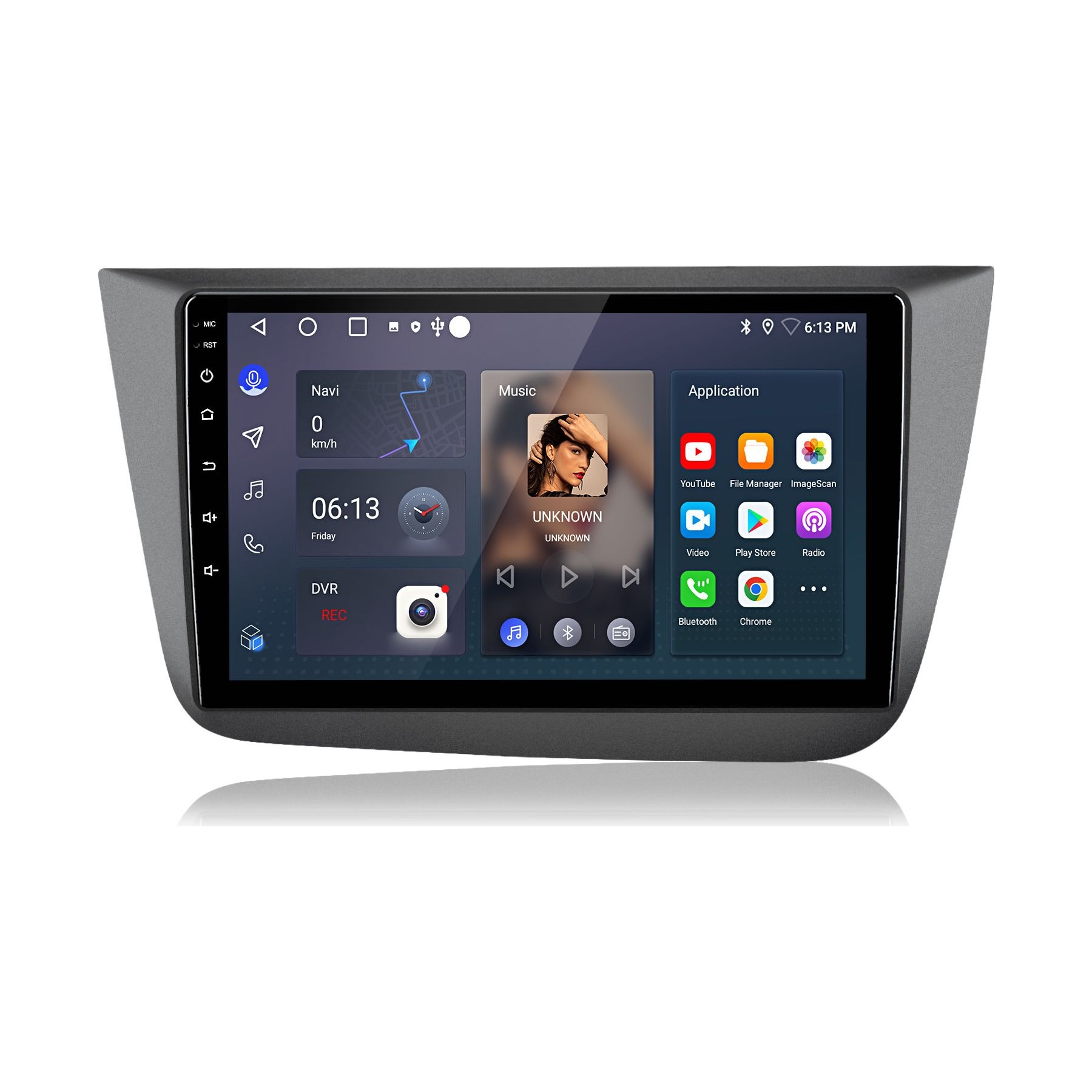 Autoradio connecté JUNSUN pour Seat Altea XL 2004-15 Carplay 1+32G