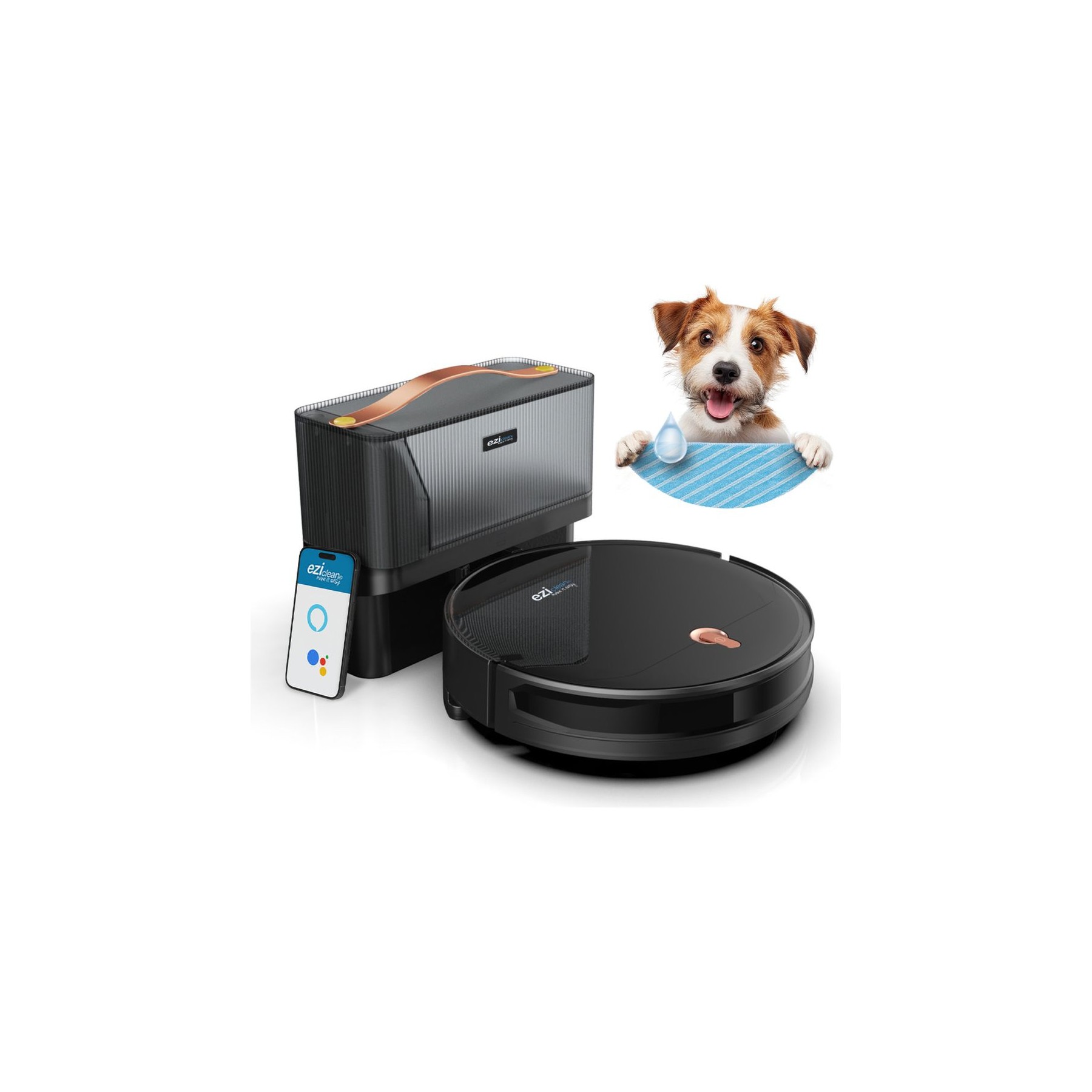 Robot Aspirateur Laveur EZICLEAN I-Bot Z5