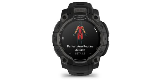 Montre sport GARMIN Instinct3 Amoled 45mm Noir Bracelet noir