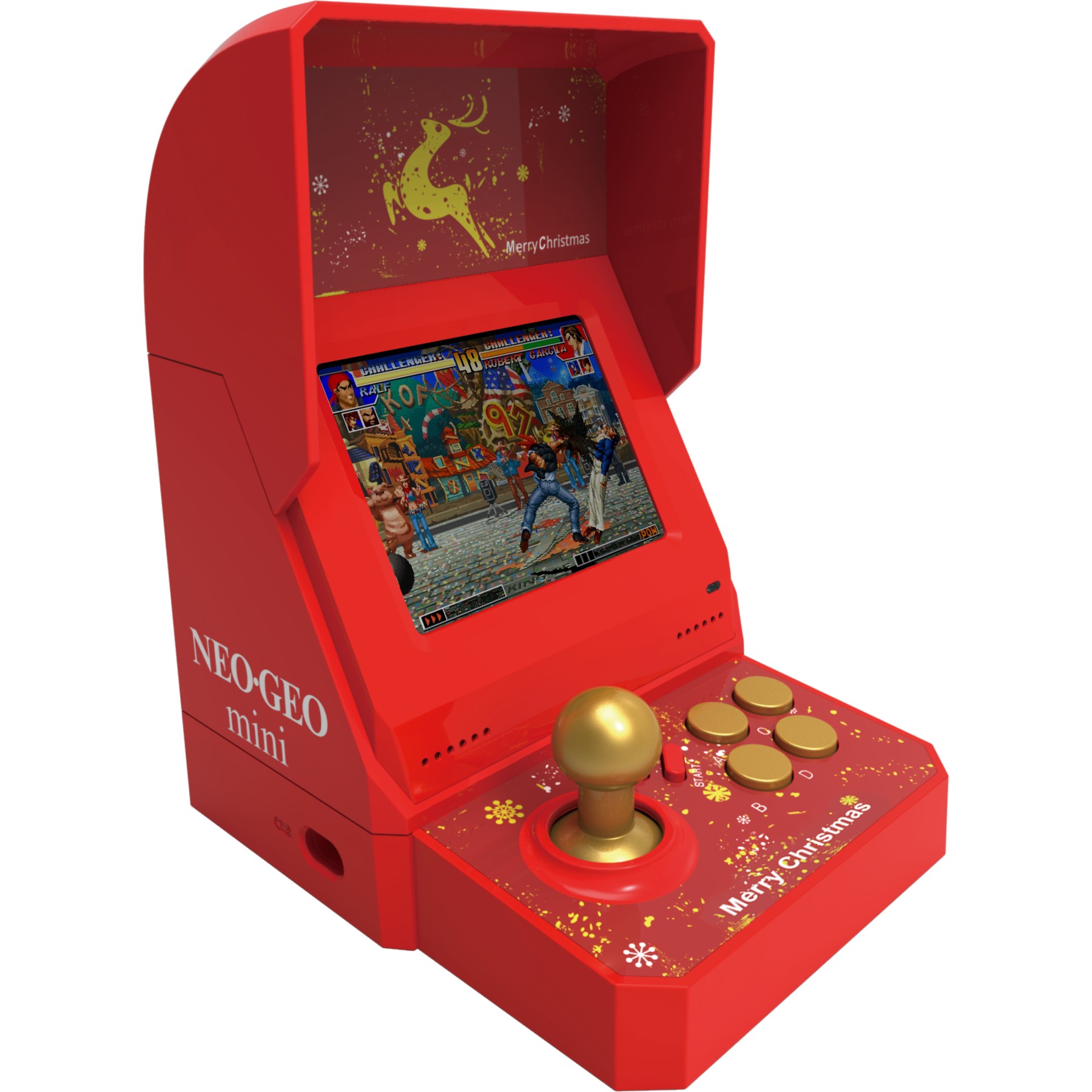 Console rétro JUST FOR GAMES SNK NeoGeo Mini Edition Noel Reconditionné
