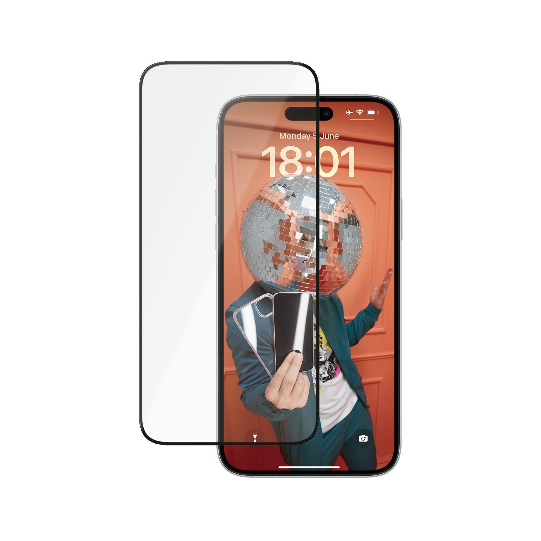 Protège écran PANZERGLASS iPhone 15 Plus verre trempé Ceramic