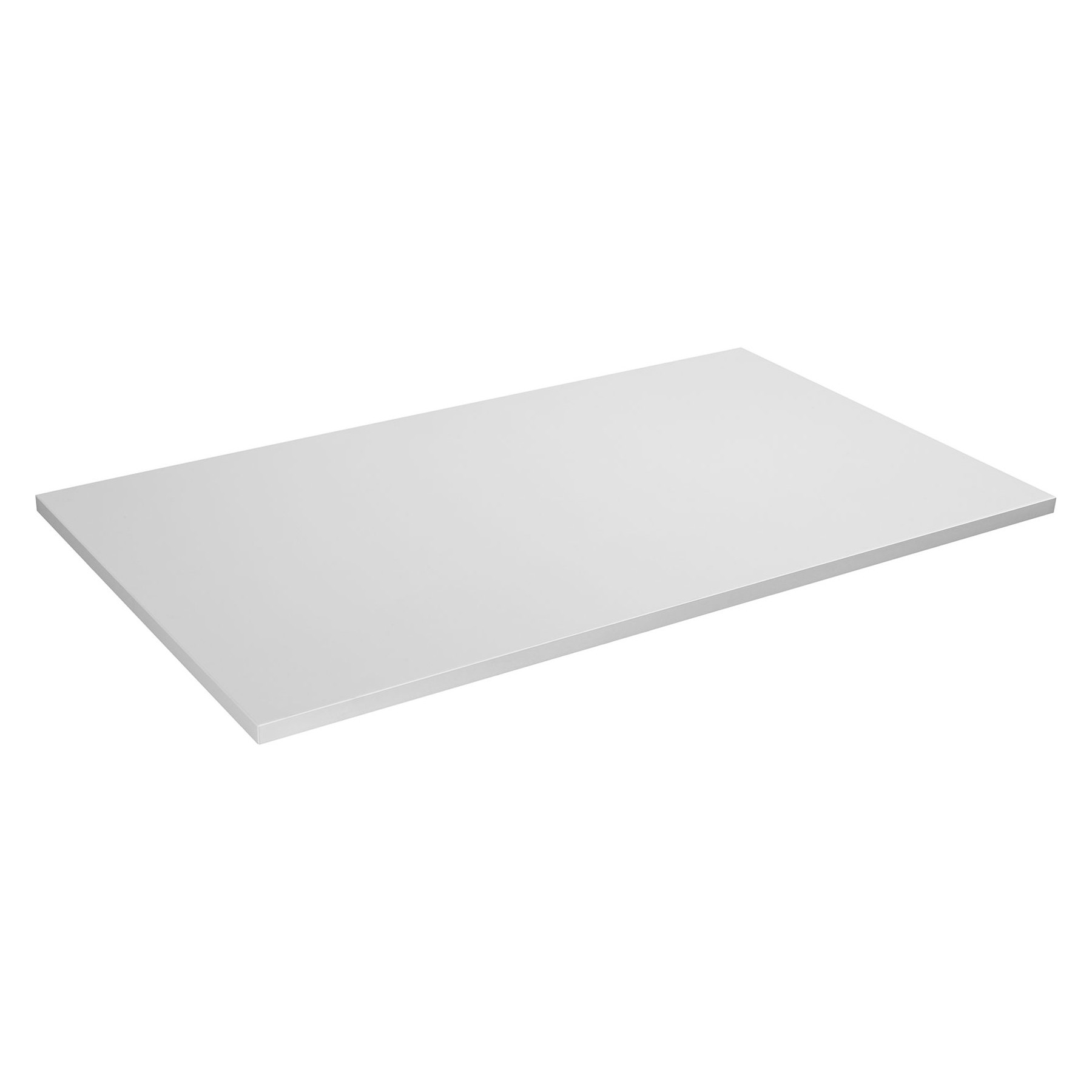 KIMEX Plateau de bureau blanc, 150x75cm