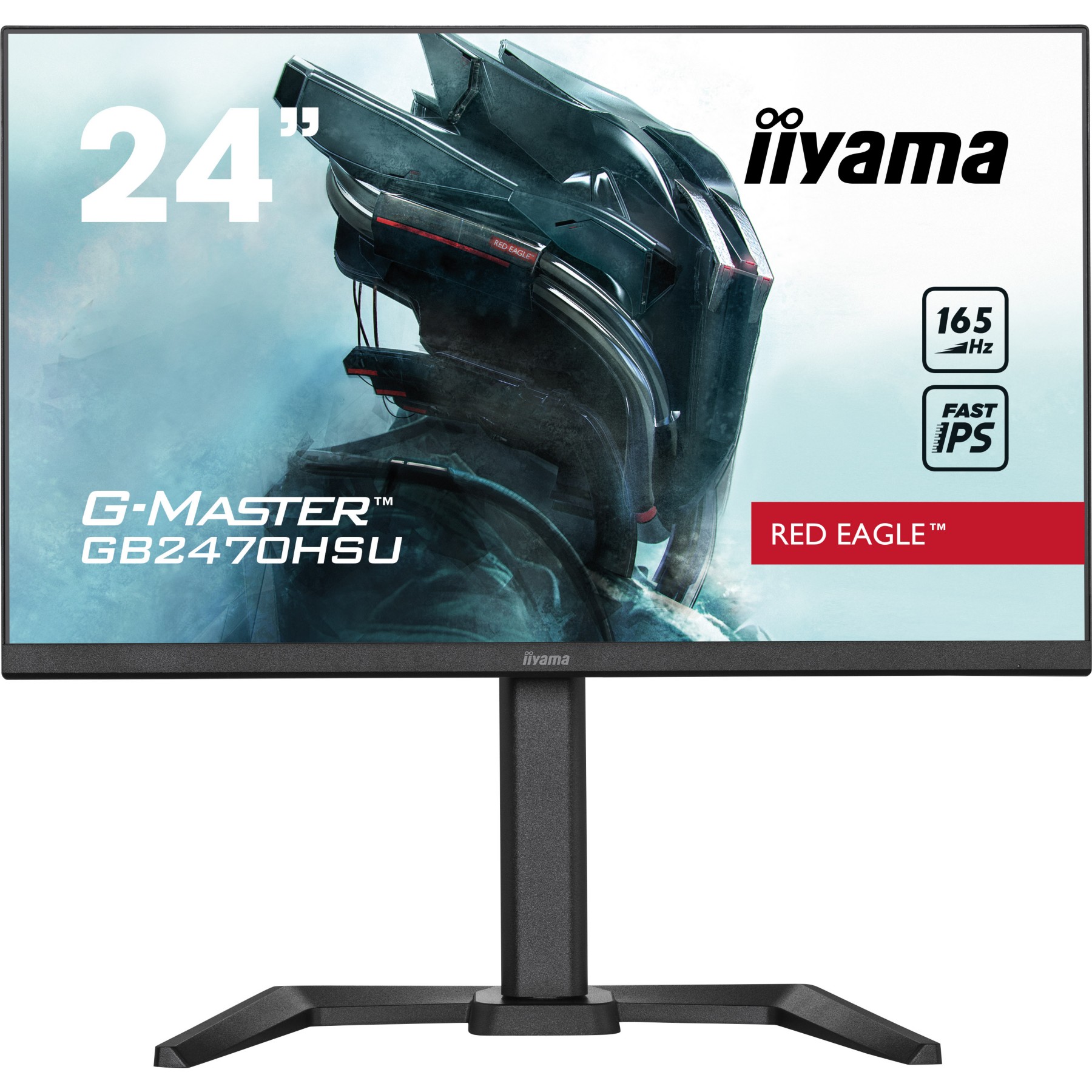 Ecran PC Gamer IIYAMA G-MASTER GB2470HSU-B5 Plat 24'' Fast IPS