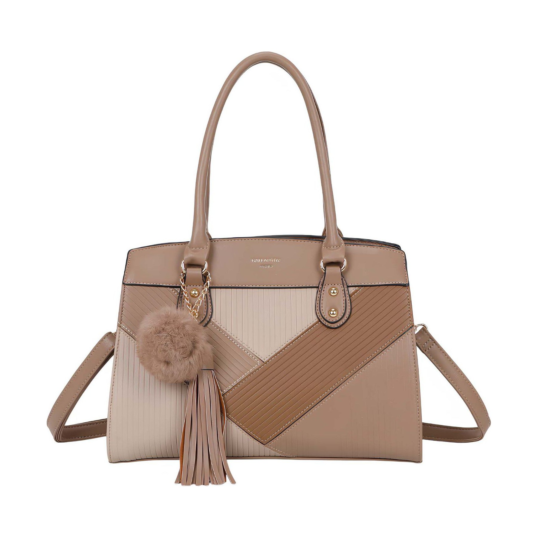 Sac bandoulière GALLANTRY pour Femme Cléo avec Pompon Décoratif