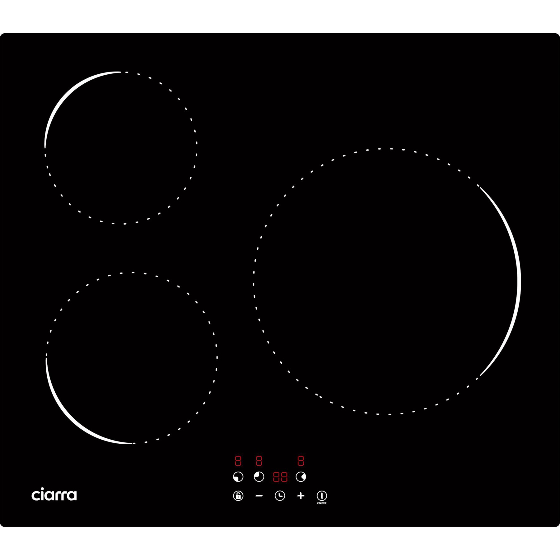 Plaque induction CIARRA CD3BIH-C