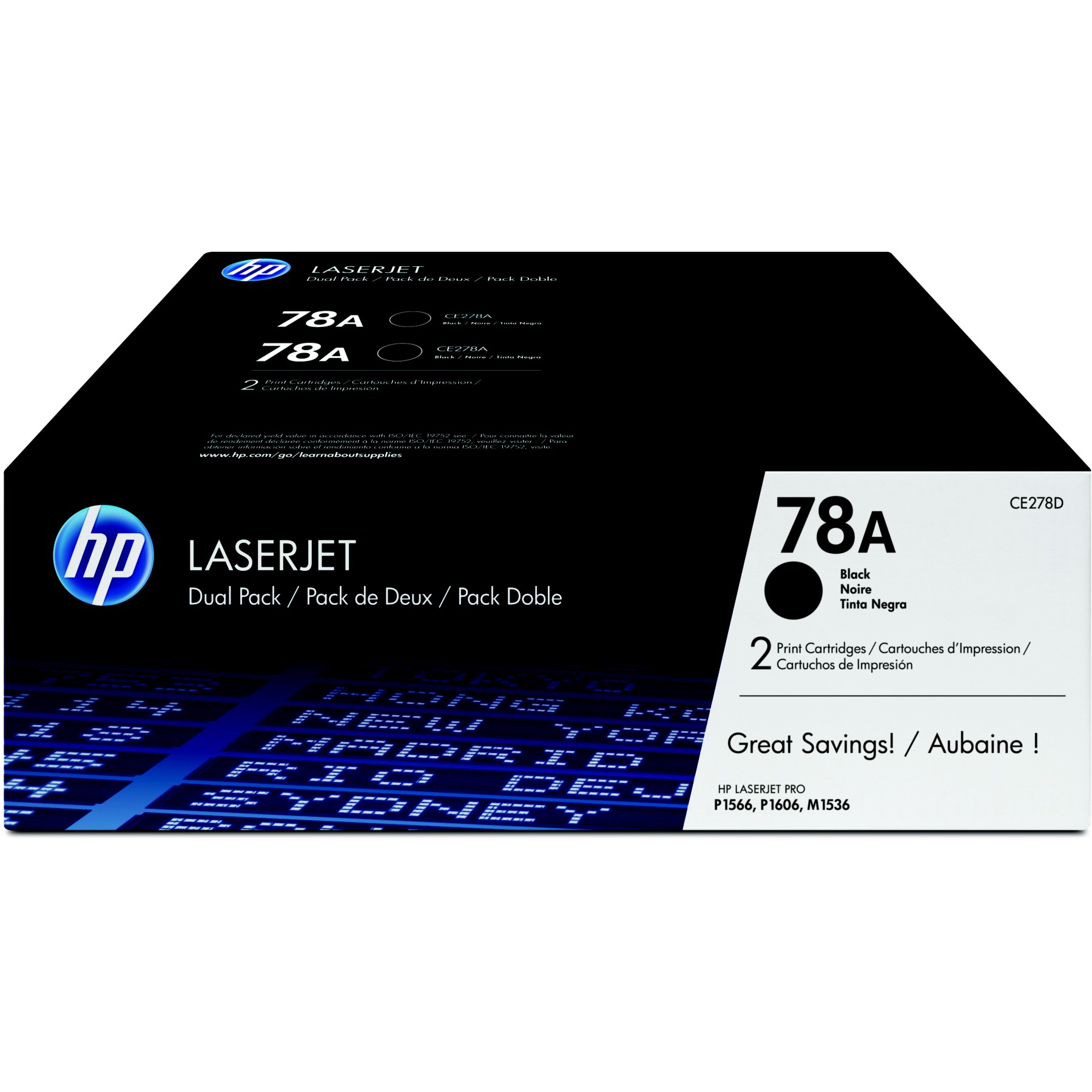Toner HP N°78A Noir x 2