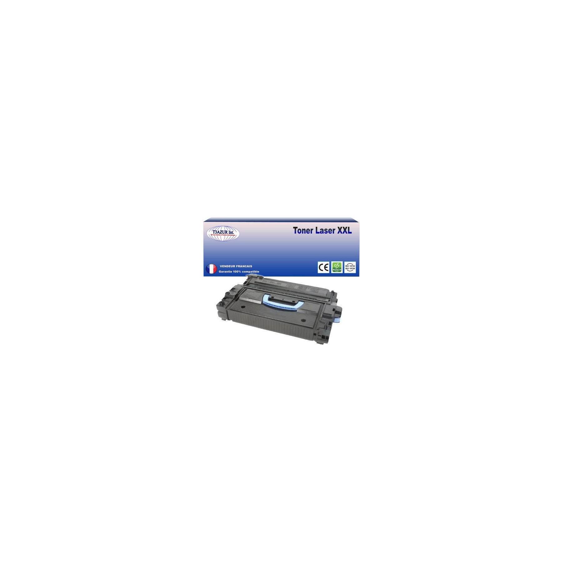 Toner T3AZUR remplaceHP C8543X (43X) Noir