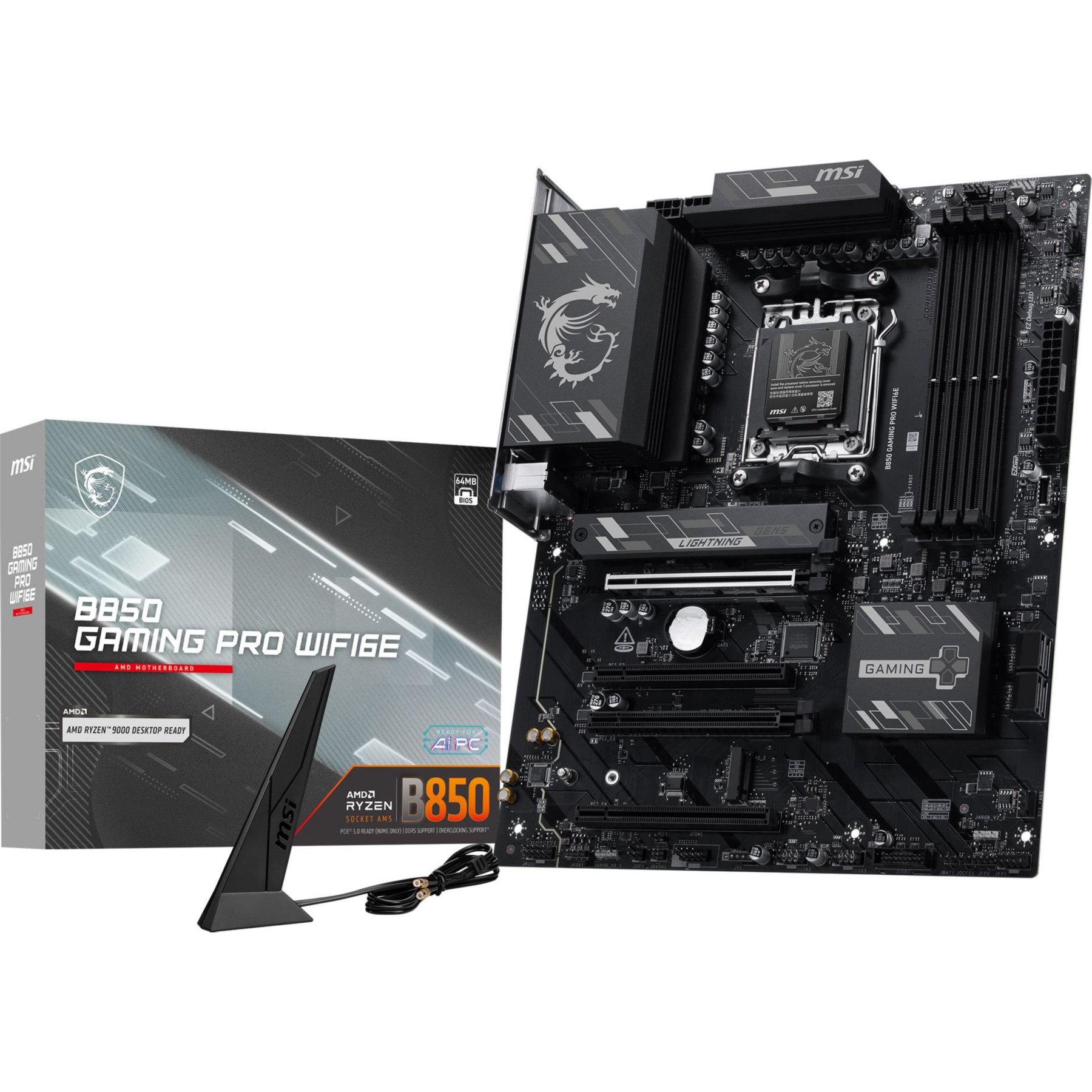 Carte mère MSI MSI B850 GAMING PRO WIFI6E
