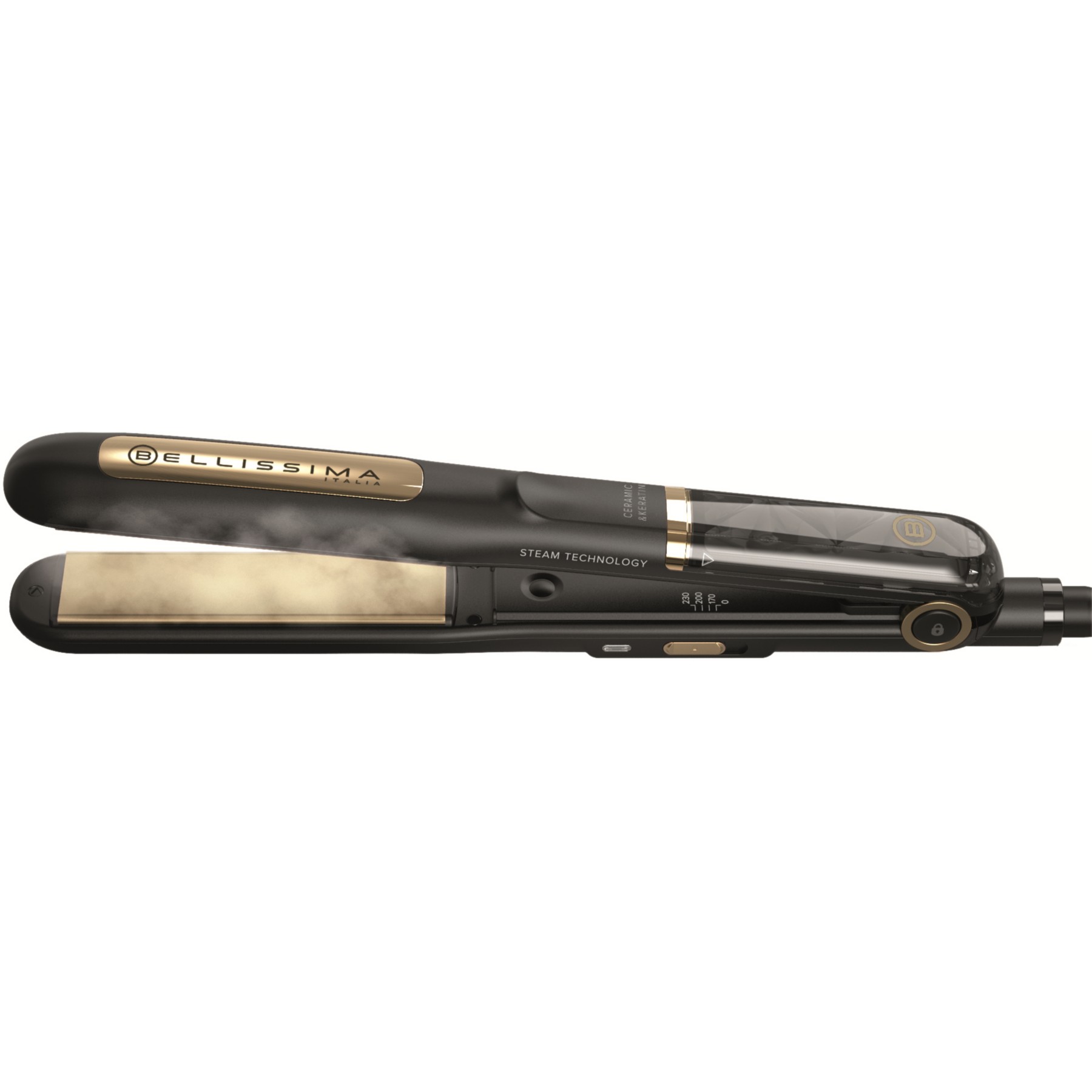 Lisseur vapeur BELLISSIMA My pro steam ceramic et keratin b28 200