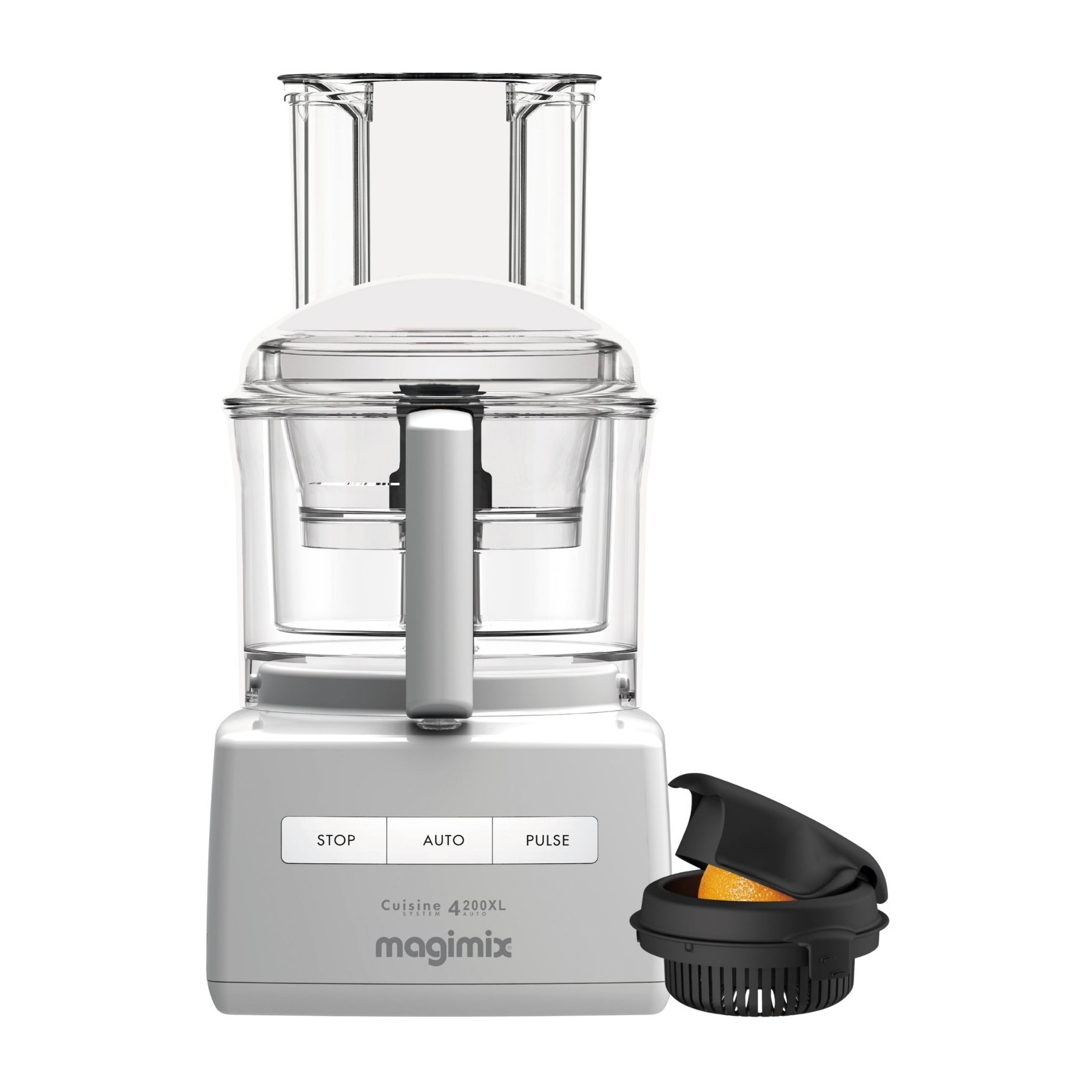 Robot multifonction MAGIMIX CS4200 XL BLANC + PRESSE AGRUME 85426F