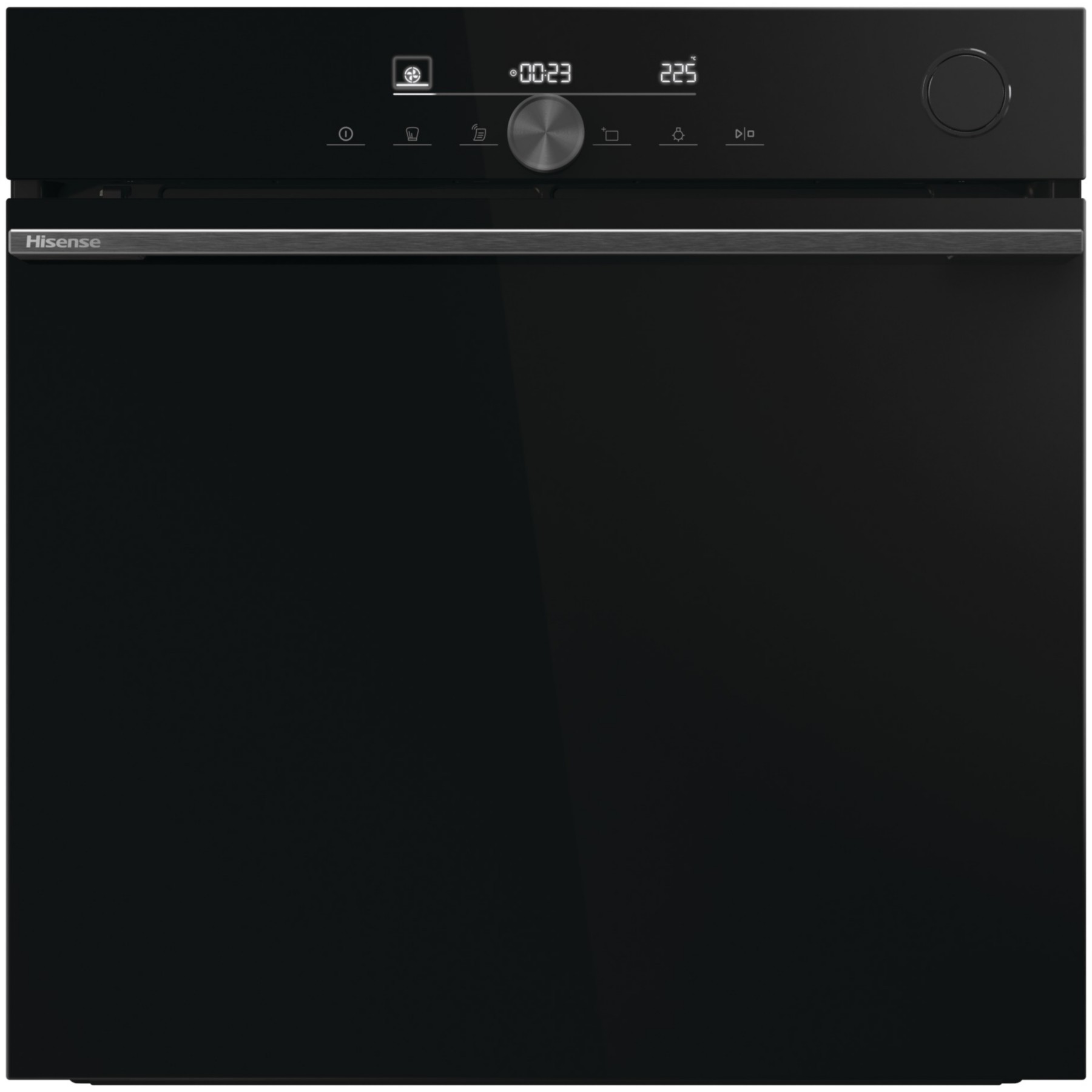 Four Pyro HISENSE BSA6633PBG8 - Pyrolyse - Chaleur tournante - Combiné vapeur - Mode Pizza 300 C - Air Fry