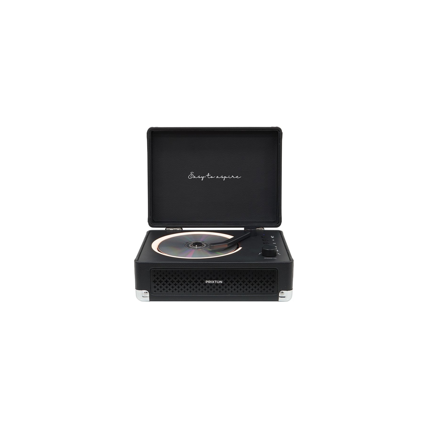 Platine CD PRIXTON Boogie Bluetooth, Radio FM et AUX, Noir