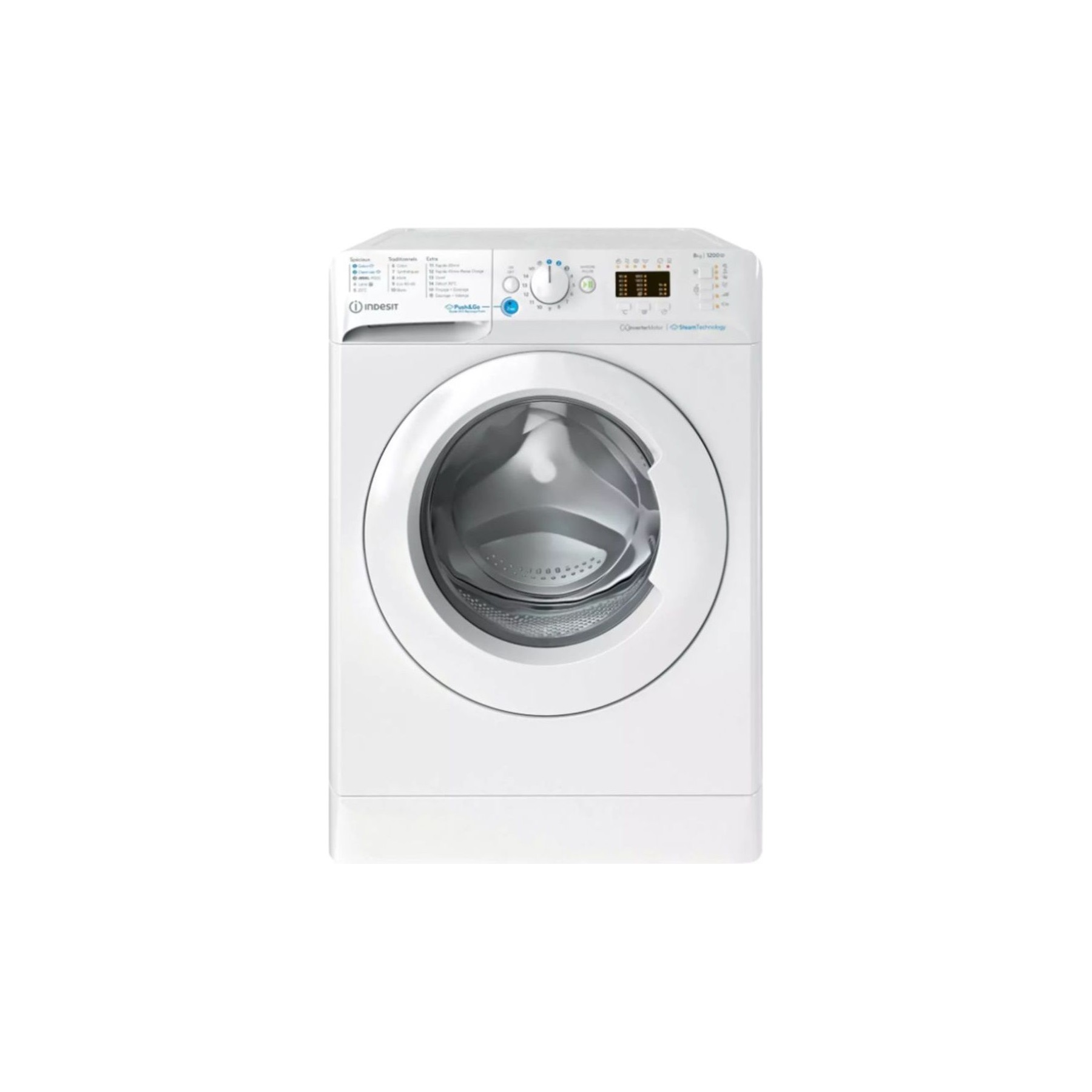 Lave linge hublot INDESIT BWA81295XWVFR