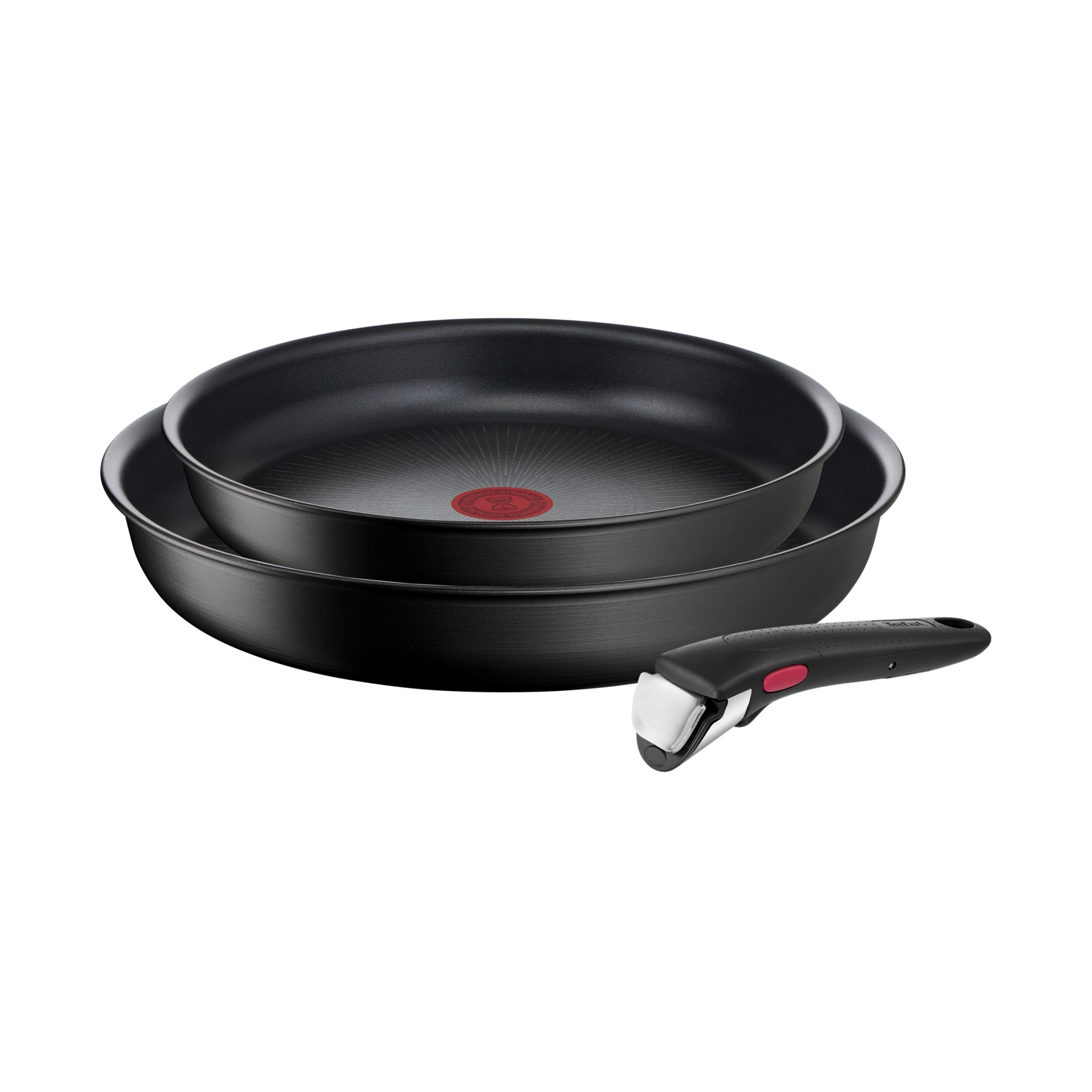 Poêle TEFAL Ingenio Eco Resist 2 poeles et poignée L3979102