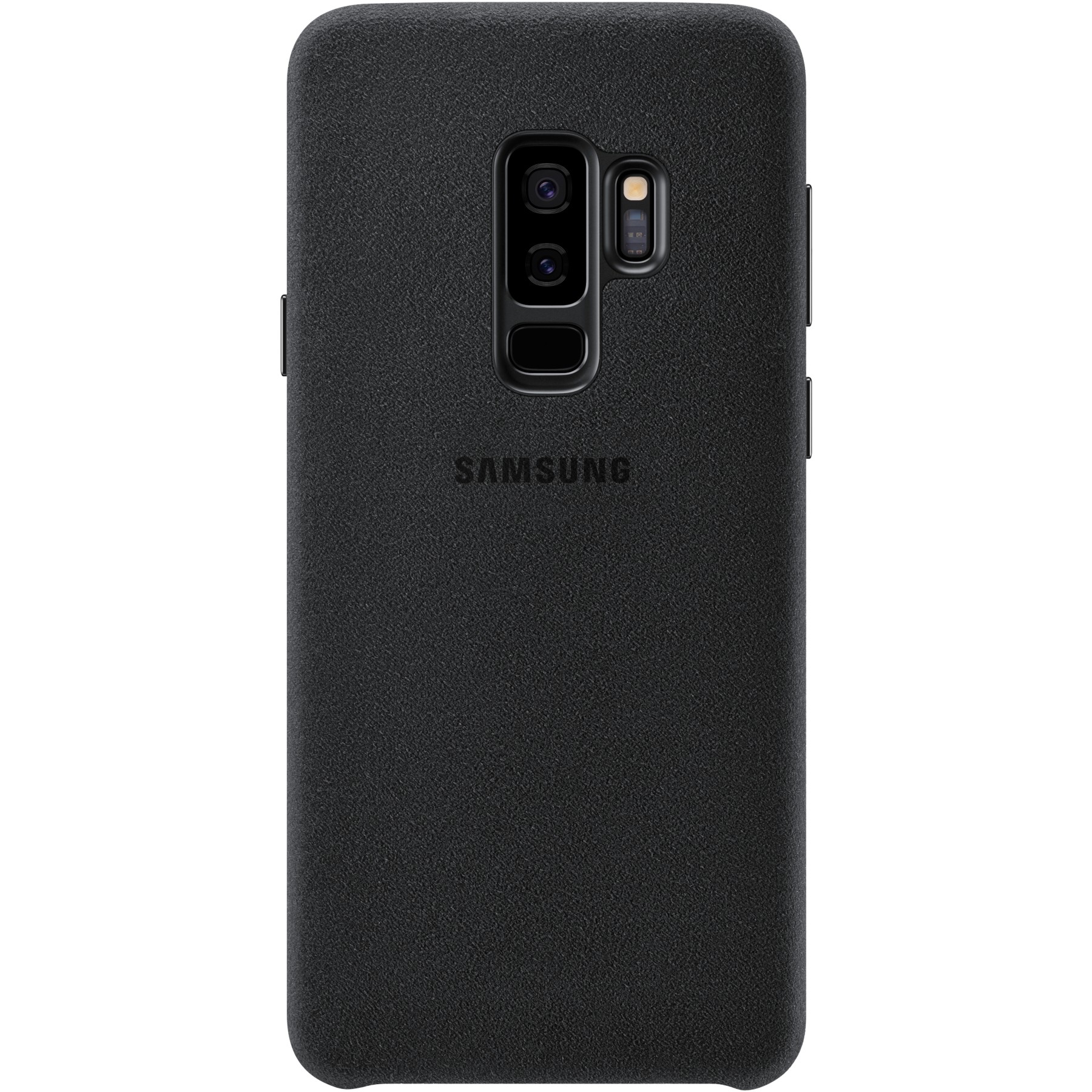 Coque SAMSUNG S9+ Alcantara Noir