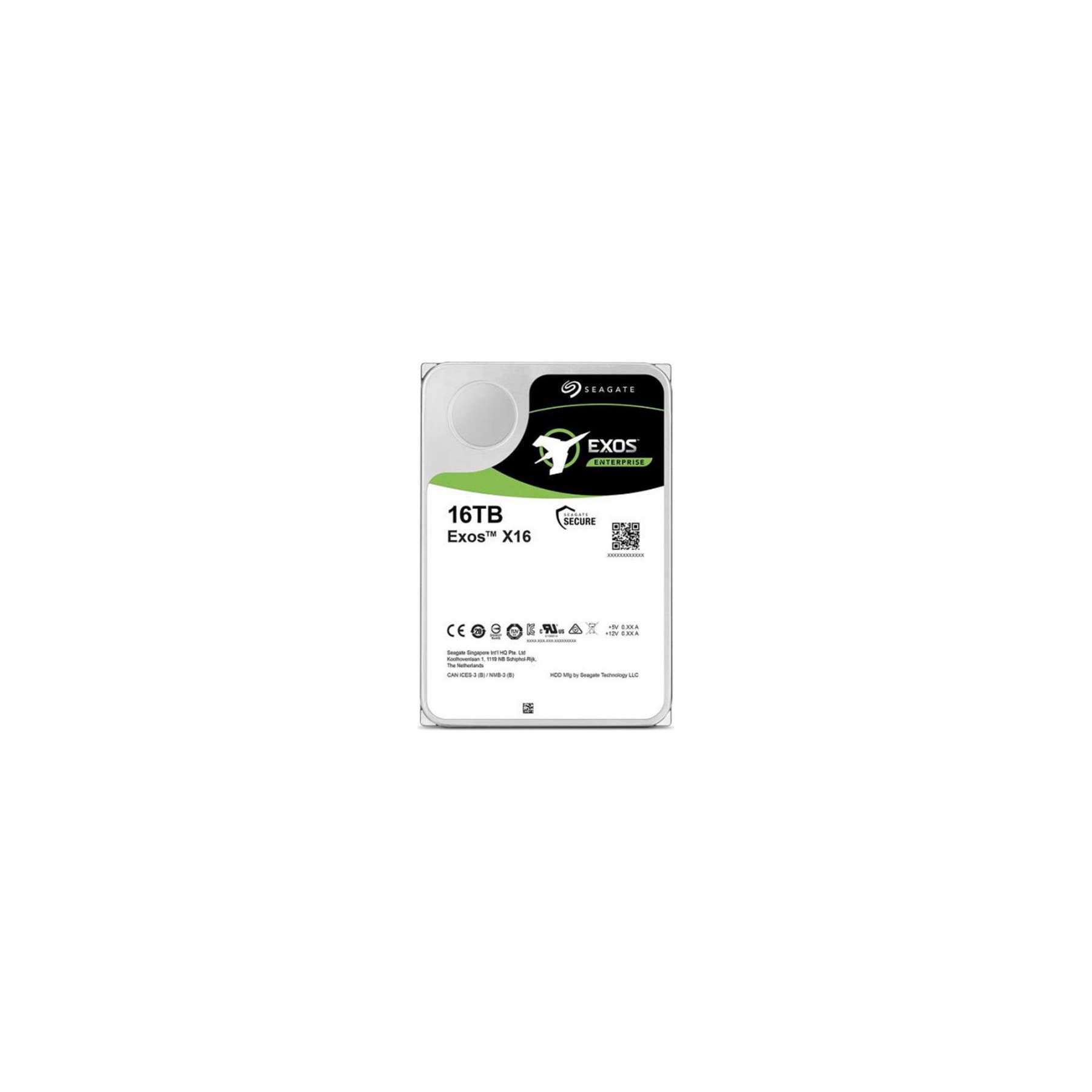 Disque dur interne SEAGATE Exos X16 3.5" 16 To