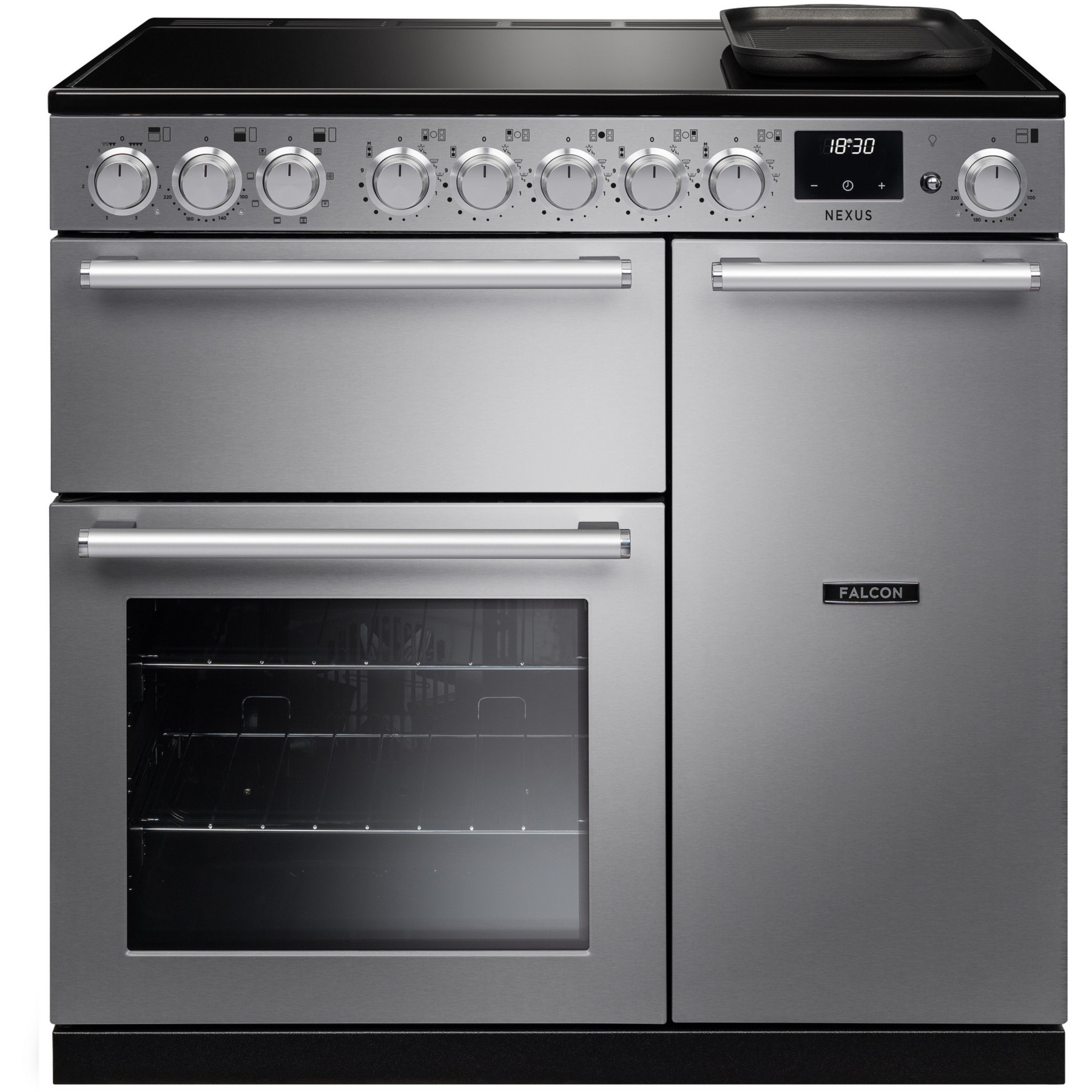 Piano de cuisson gaz FALCON NEXUS NGC TAB IND 90 CM INOX CHROME