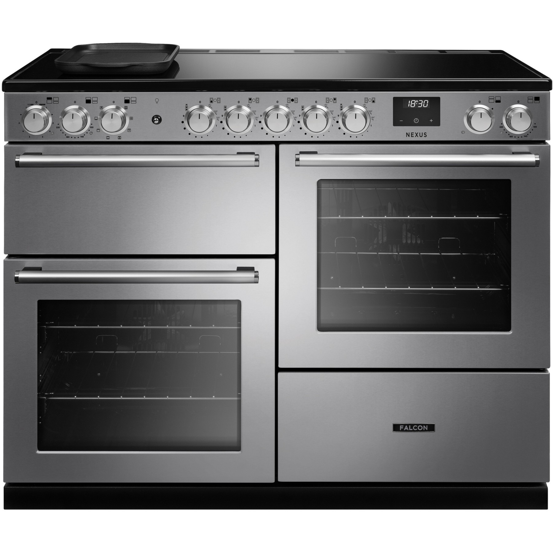 Piano de cuisson induction FALCON NEXUS NGC OC  TAB IND 110 CM INOX CHROME