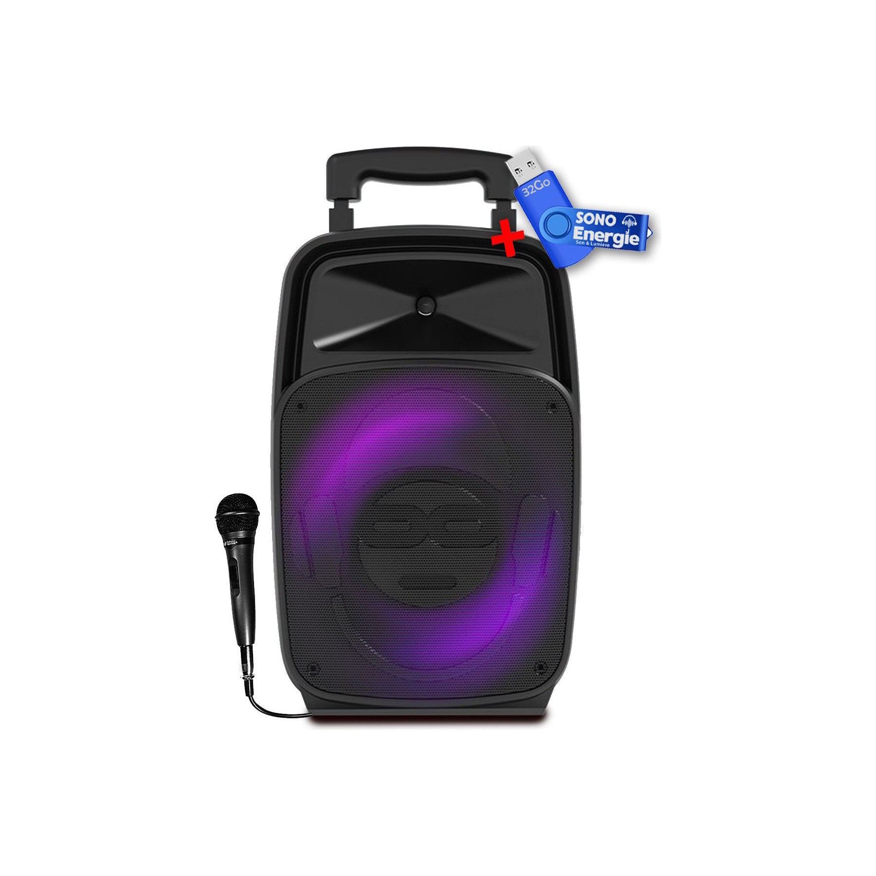 Enceinte nomade IDANCE GROOVE 220 sur batterie