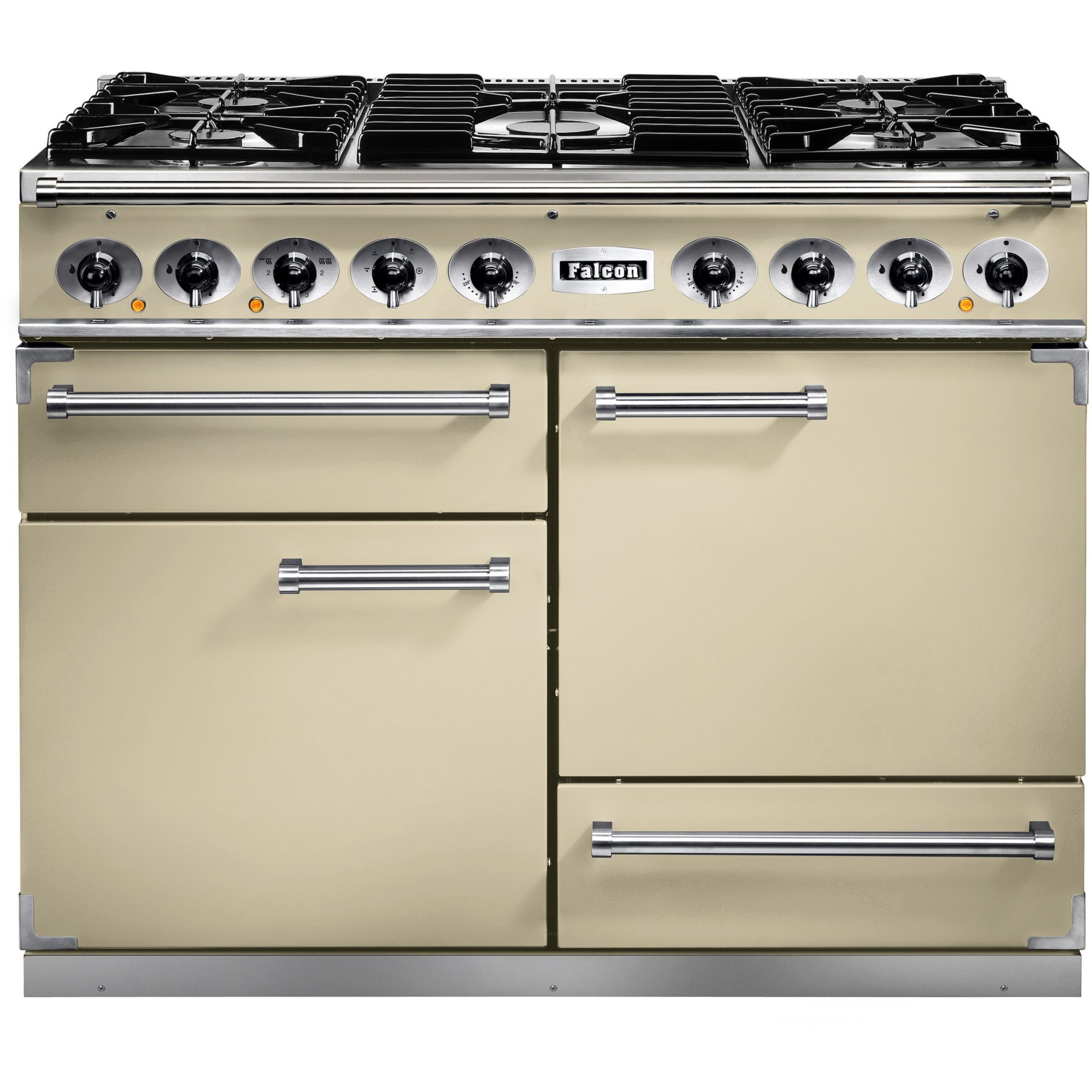 Piano de cuisson gaz FALCON PKR110 CREM CHROM/BRILLANTES