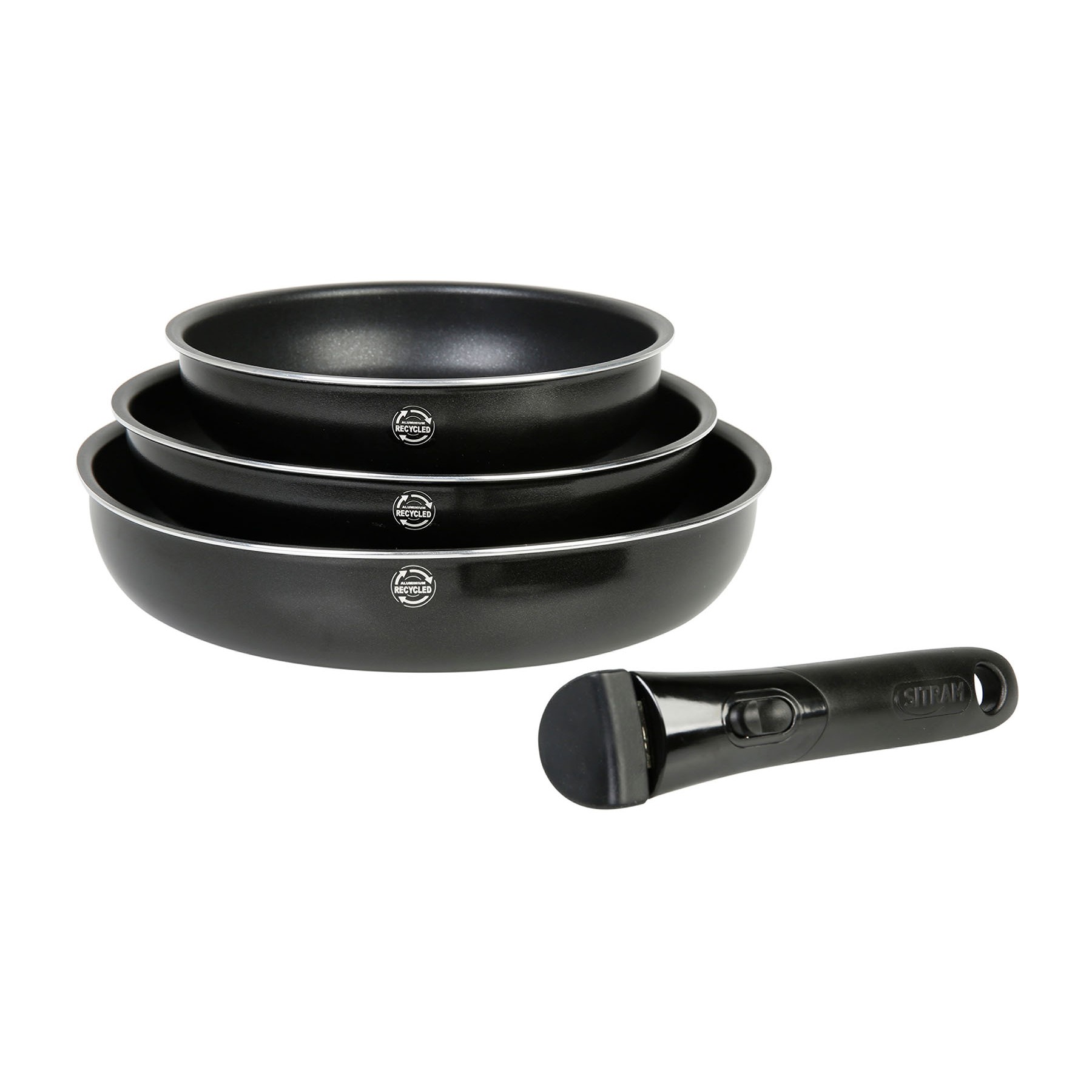 Batterie de cuisine SITRAM lot de 3 diam 20 - 24 - 28 cm