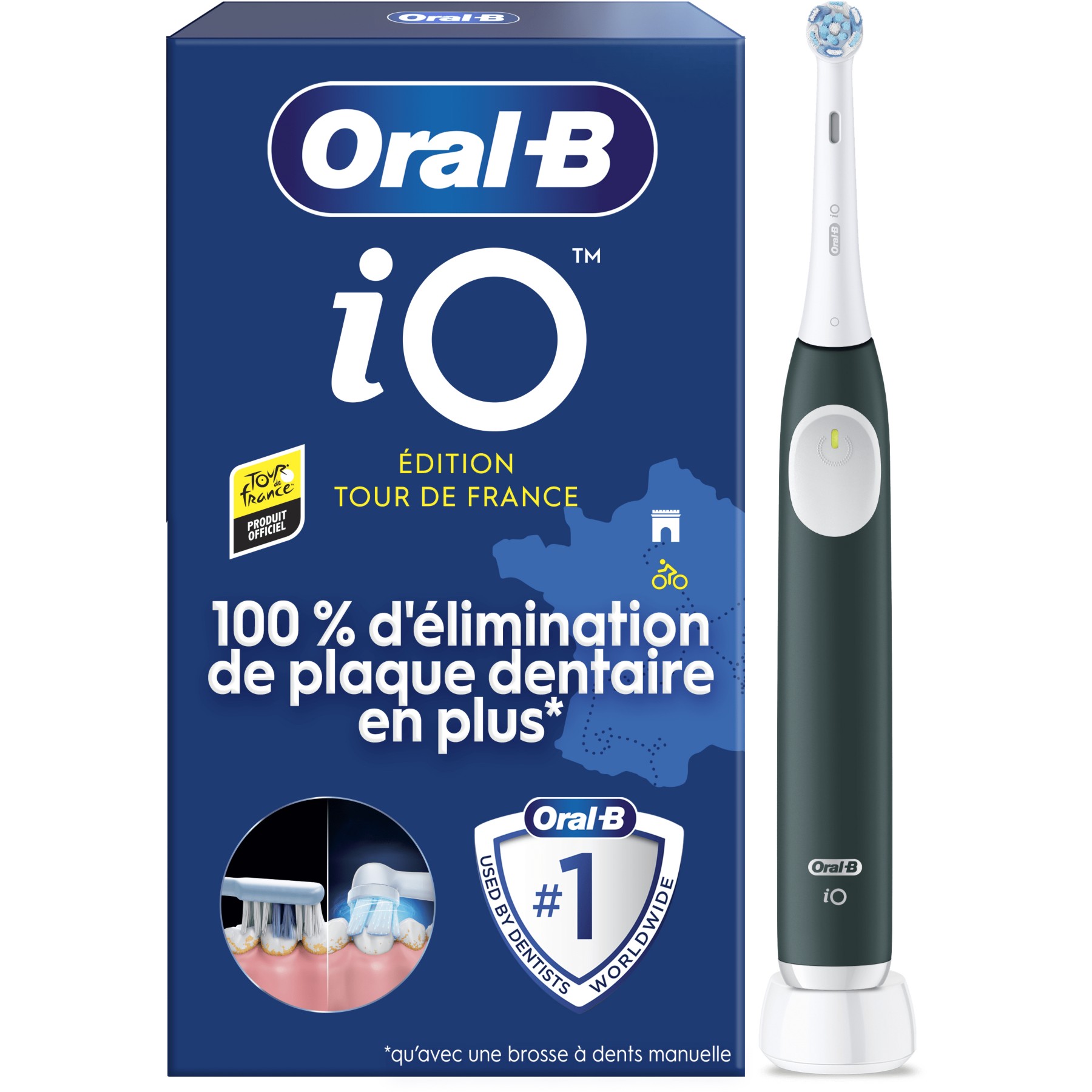 Brosse à dents électrique ORAL-B a dents iO2 EDITION TOUR DE FRANCE