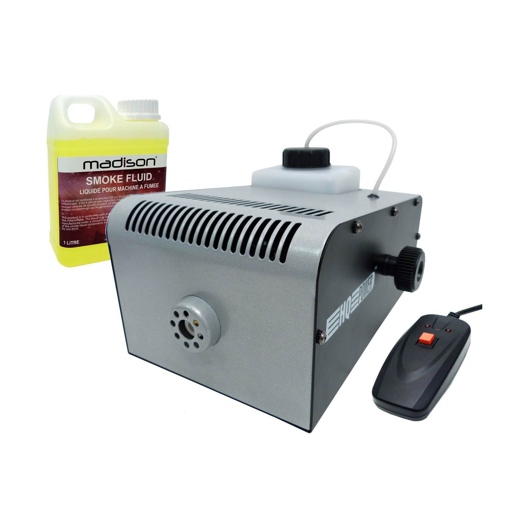 Machine à fumée HQ POWER Machine à fumée 900 w avec 1 L liquide