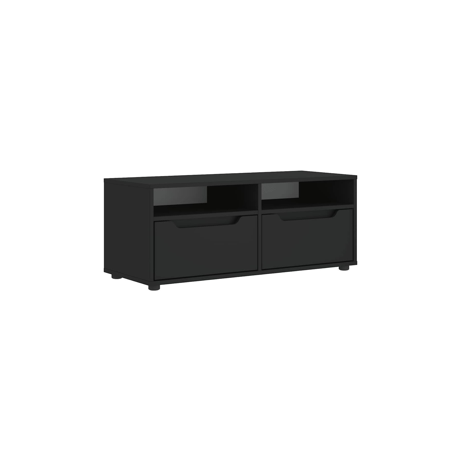 Meuble TV HELLOSHOP26 Meuble TV avec grand espace de rangement