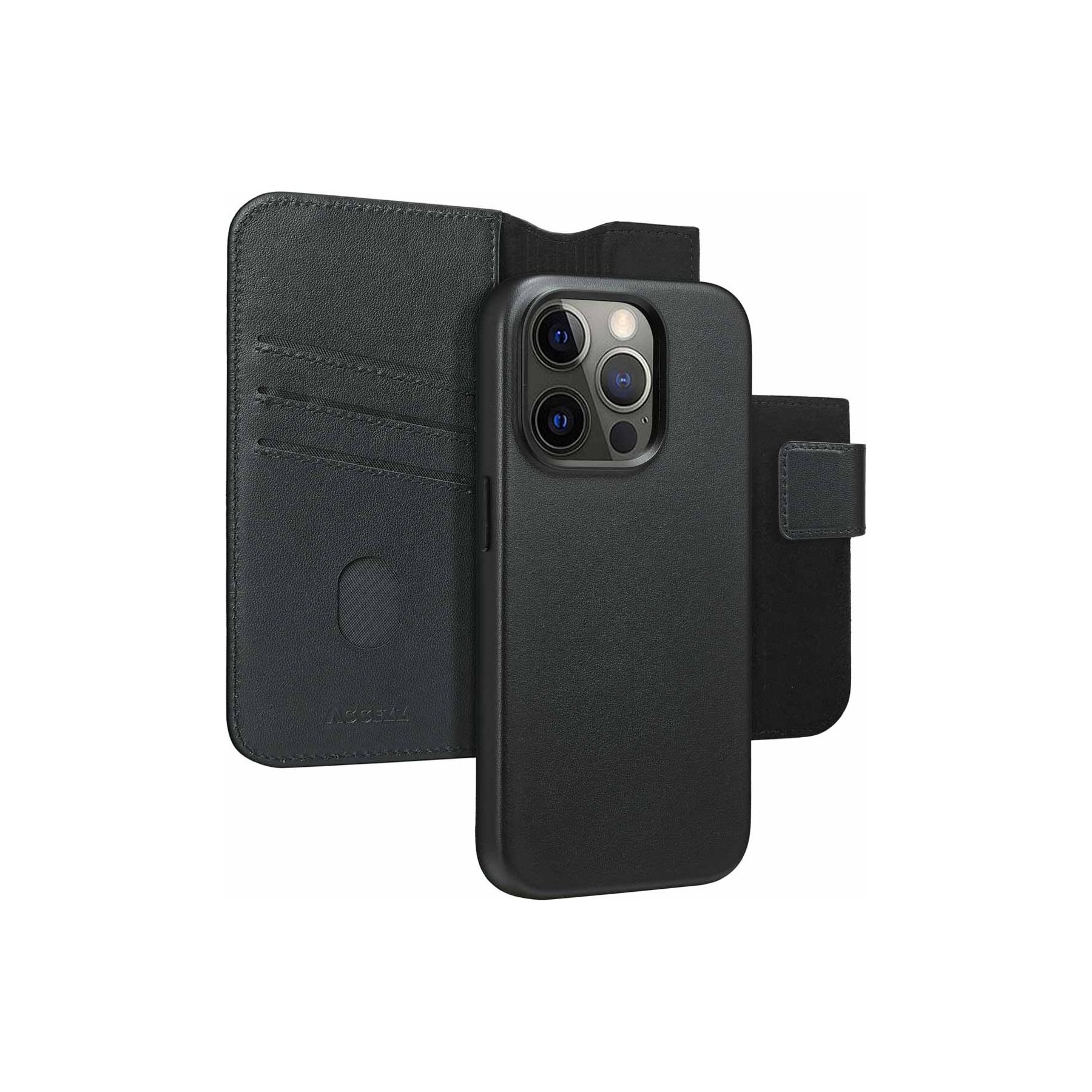 Coque étui ACCEZZ pour Apple iPhone 15 Pro - Onyx Black