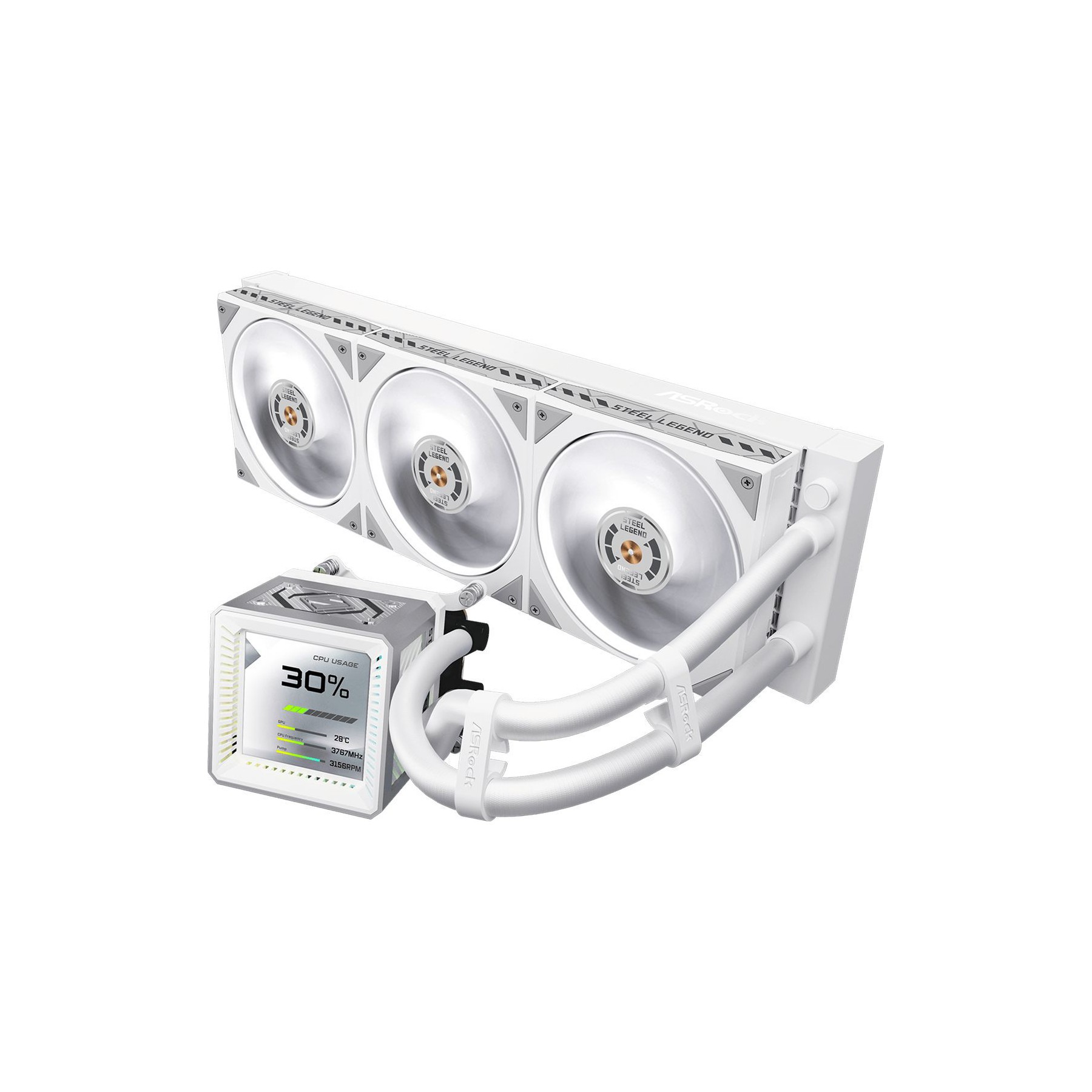 Kit de refroidissement ASROCK Steel Legend LCD - 360 mm