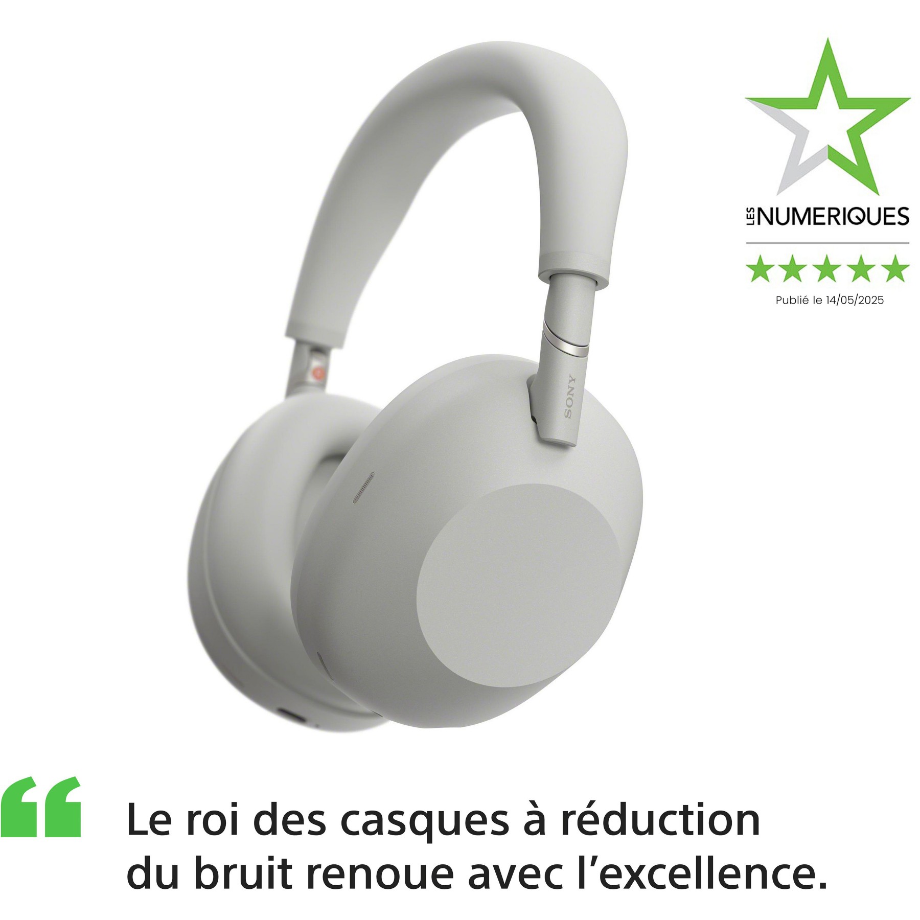 Casque SONY WH-1000XM6 IA Argent