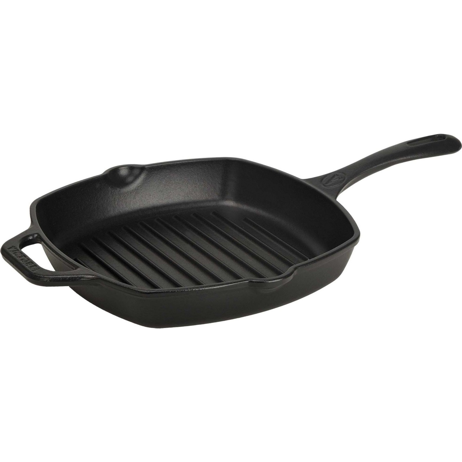 Poêle grill VICTORIA COOKWARE Griller Fonte Émaillée Induction 25x25cm