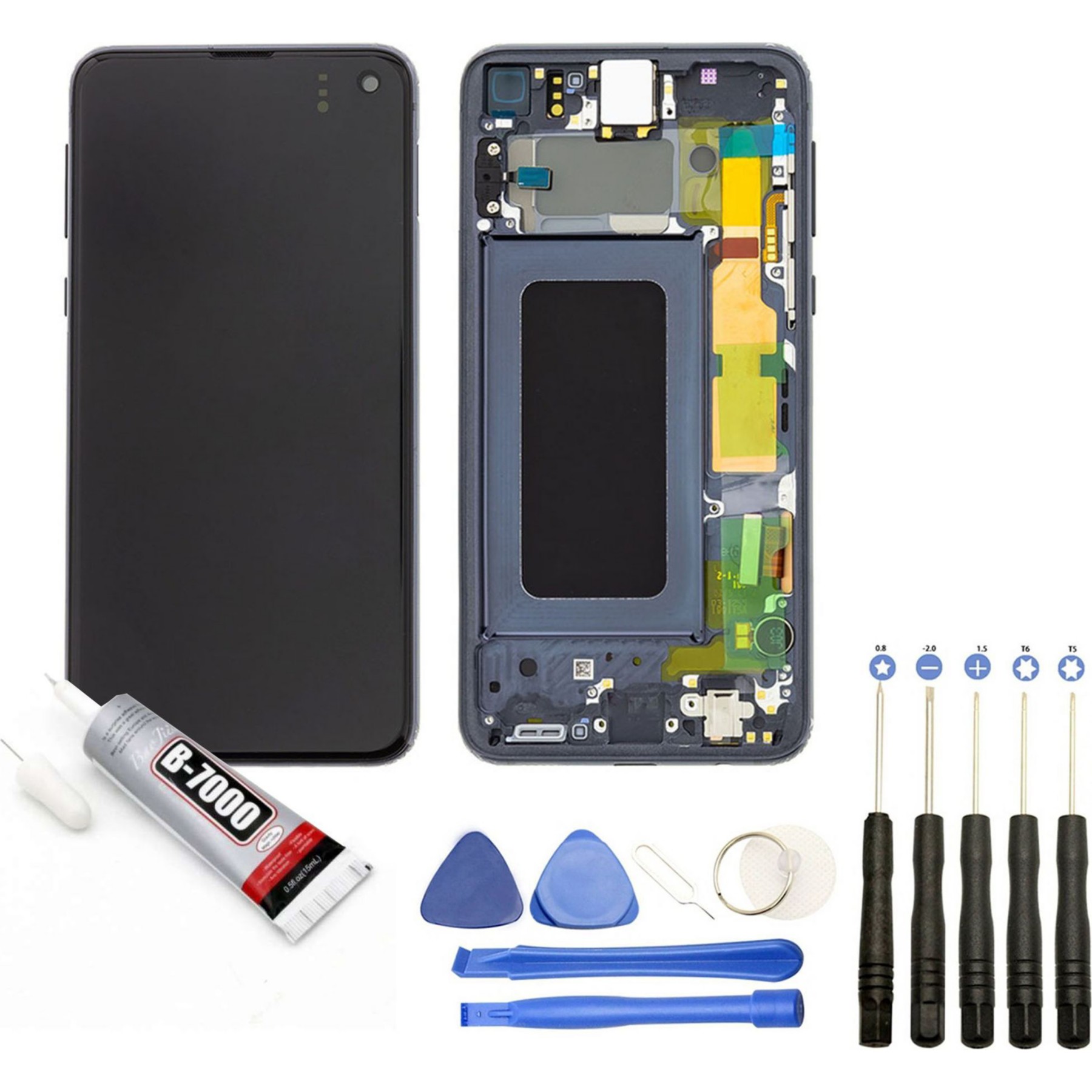 VISIODIRECT Vitre+LCD pour Galaxy S10e SM-G970F