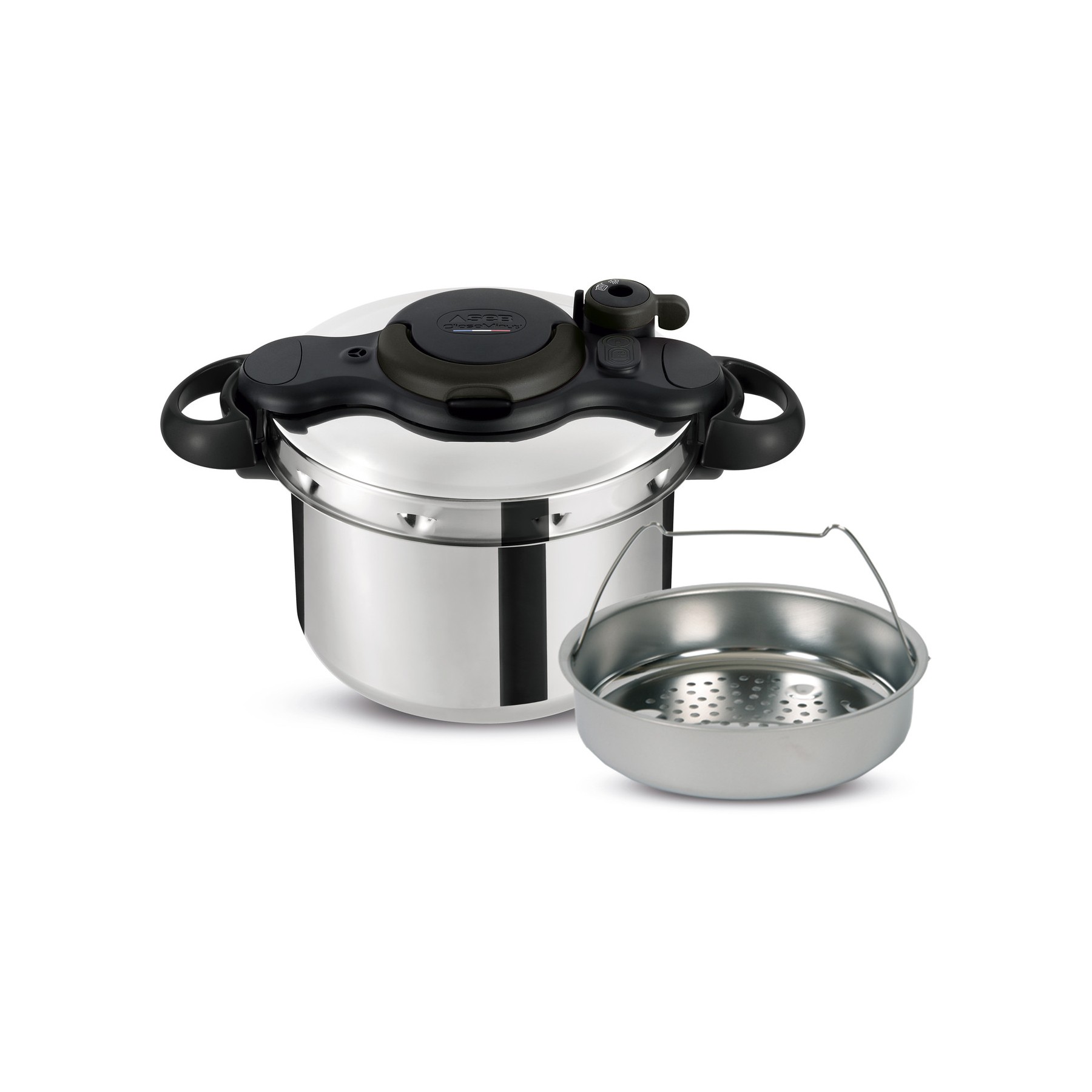 Autocuiseur SEB Clipso Minut Easy 6L Noir