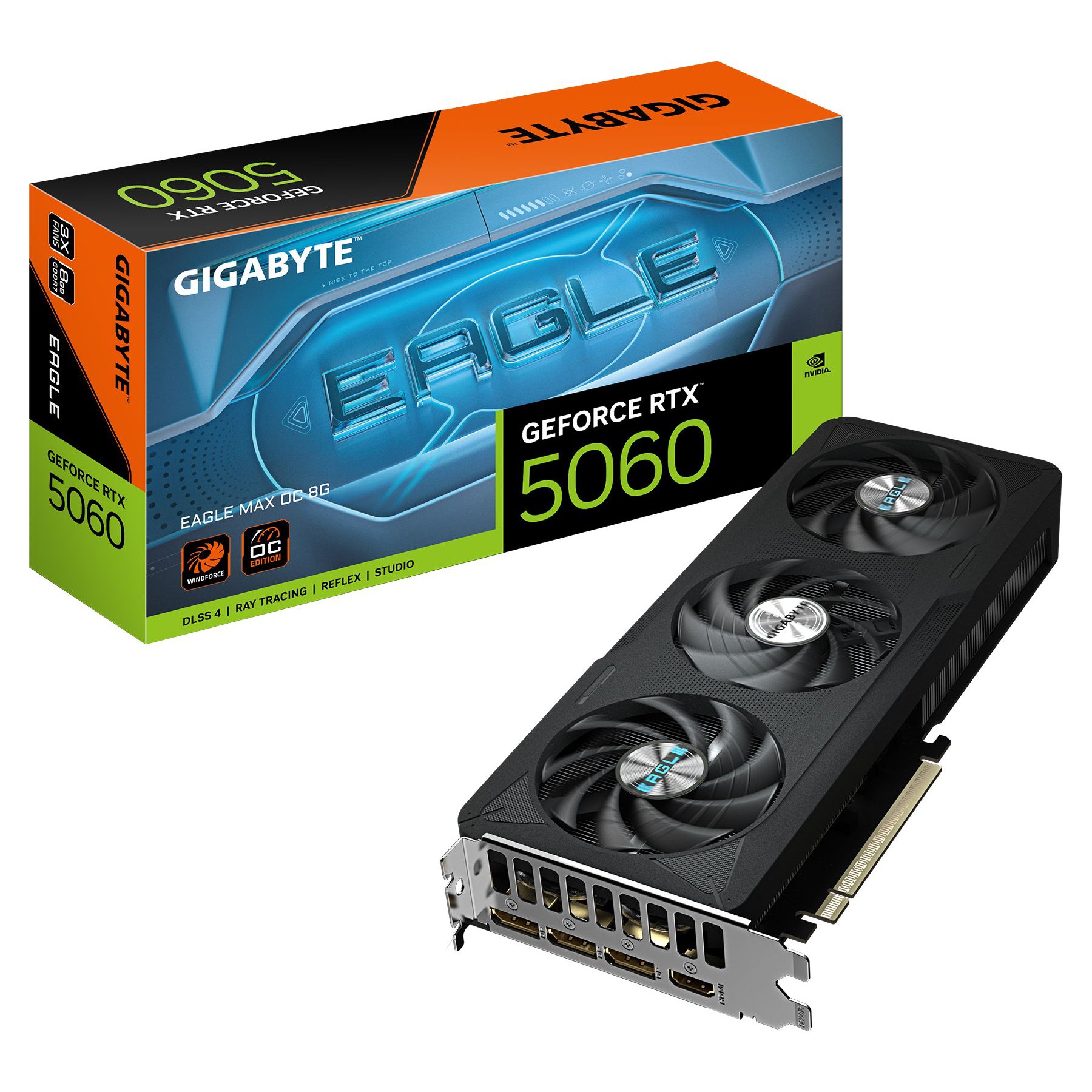 Carte graphique GIGABYTE Gigabyte GeForce RTX 5060 EAGLE MAX OC 8