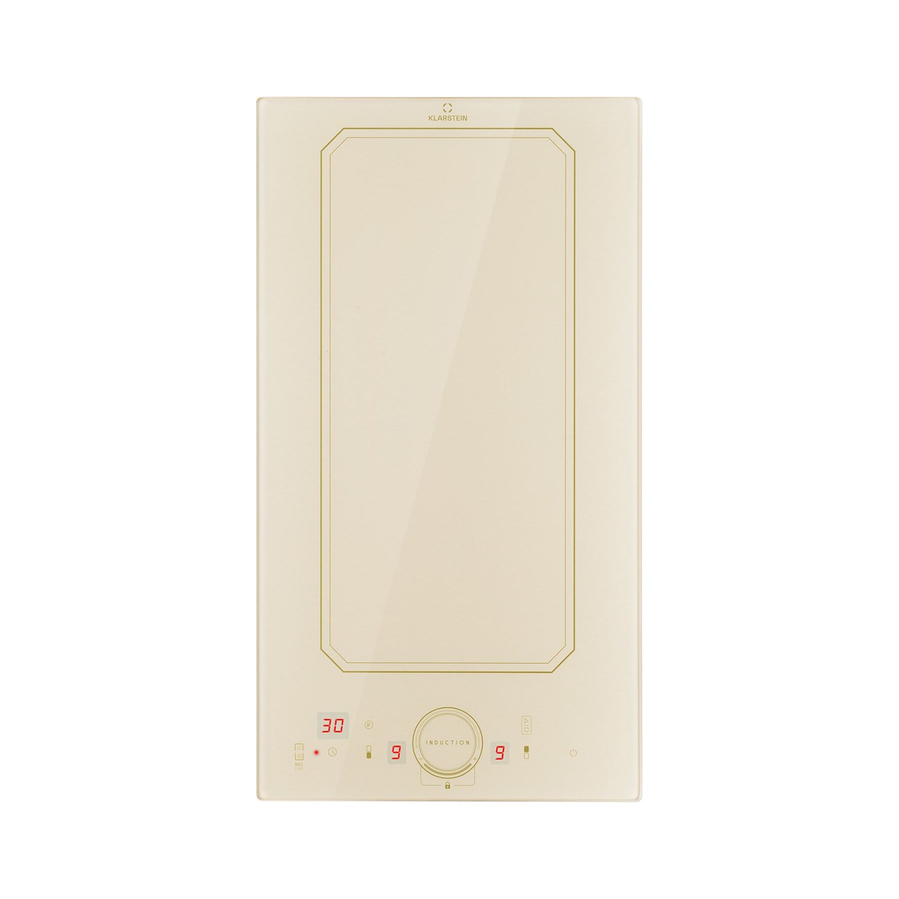 Domino vitrocéramique KLARSTEIN Victoria Domino 3500W - Crème