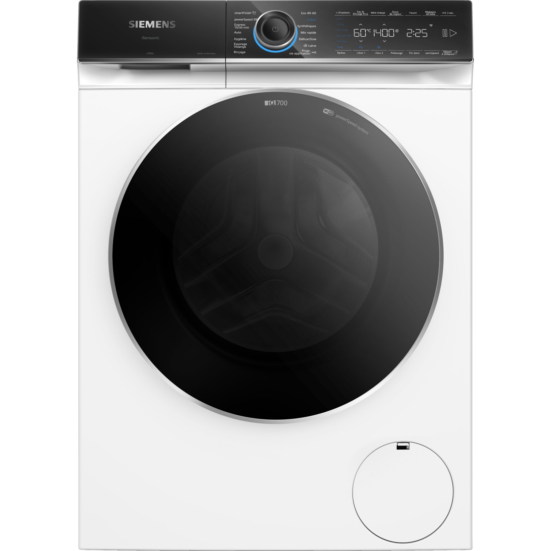 Lave linge hublot SIEMENS WG54B2A2FR - 10 kg - 1400 tr/min - Classe A - Moteur induction - Autodosage - Connecté Wifi