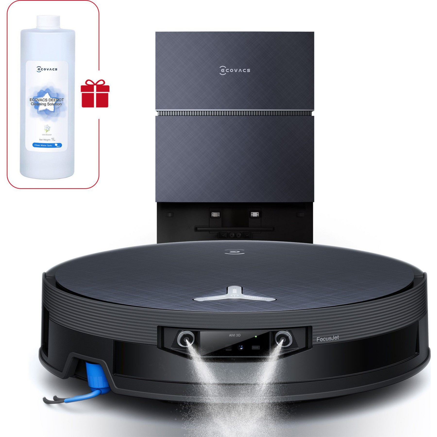 Robot Aspirateur Laveur ECOVACS DEEBOT X12 Pro Omni Set,FocusJet,22000Pa