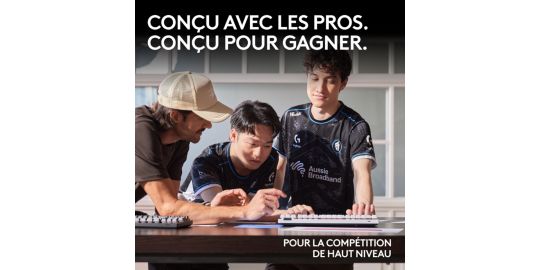 Clavier gamer sans fil LOGITECH Pro X LIGHTSPEED TKL Tactile Noir