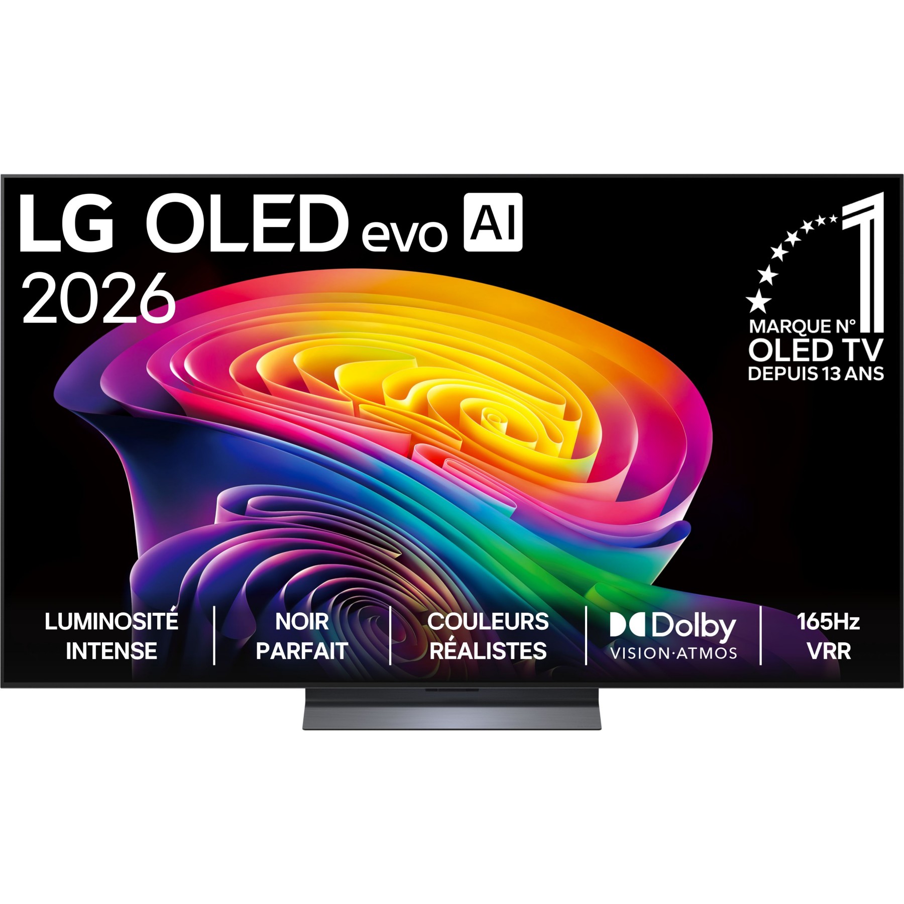 TV OLED LG 65C6 (2026) 65" (164 cm) 4K Ultra HD - Expérience Cinéma & Gaming, 120Hz, Smart TV