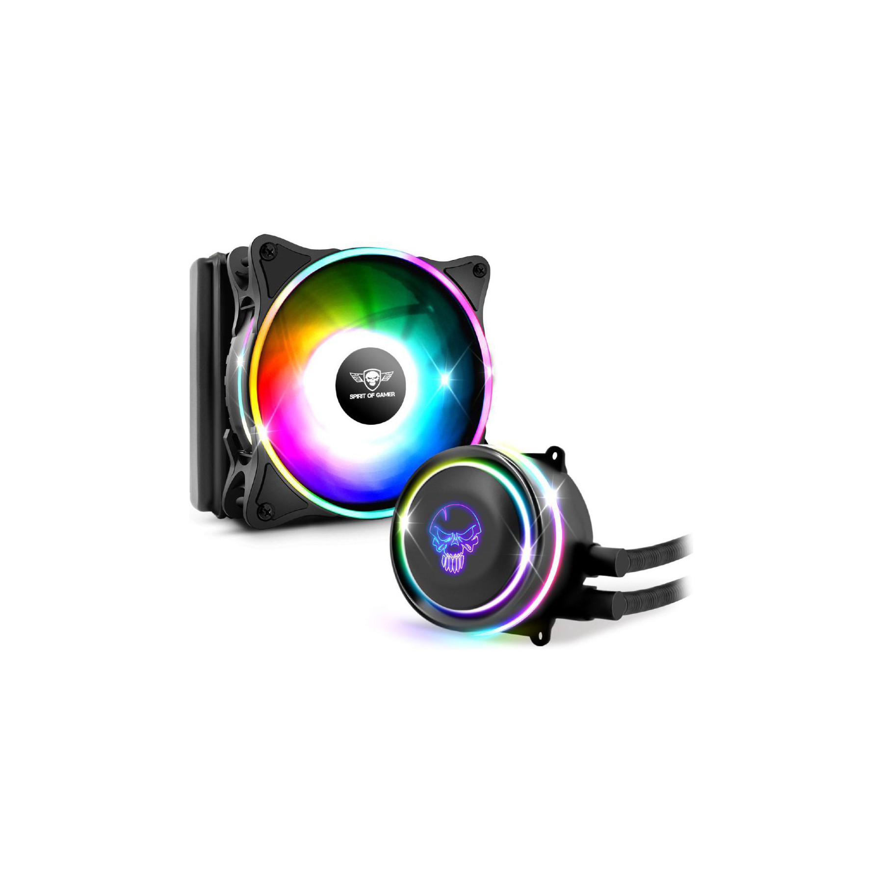 Kit de refroidissement SPIRIT OF GAMER LiquidForce - 120 mm Noir