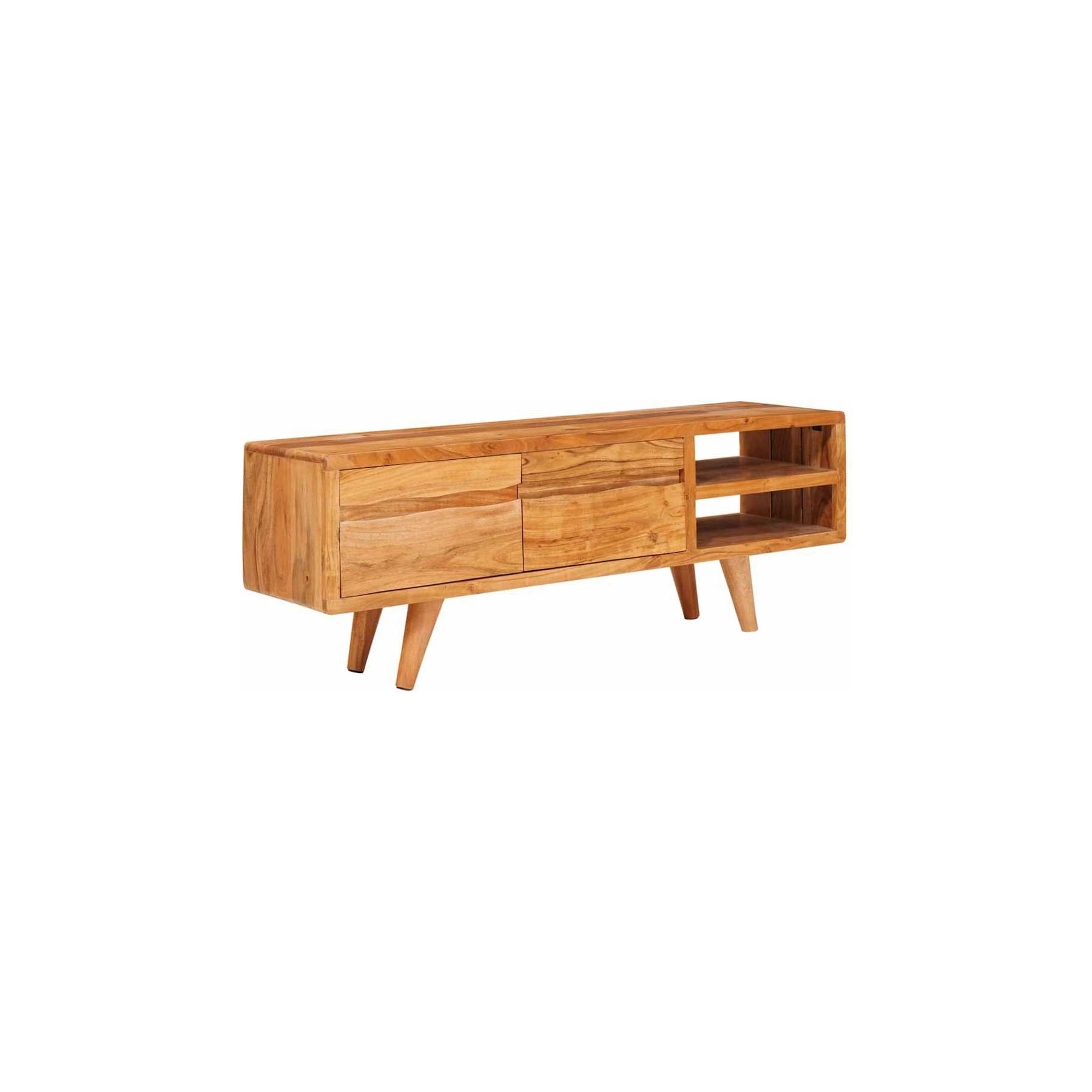Meuble TV HELLOSHOP26 Meuble TV moderne avec étagère design mi