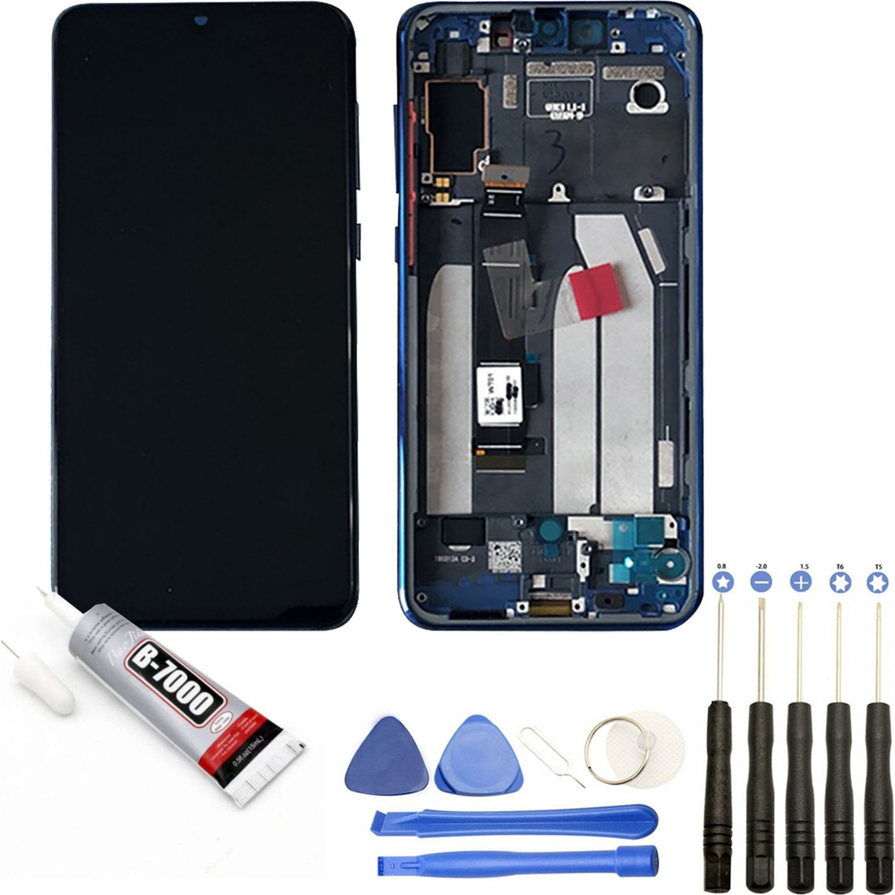 Ecran téléphone VISIODIRECT Vitre+Ecran LCD pour Xiaomi Mi 9 SE