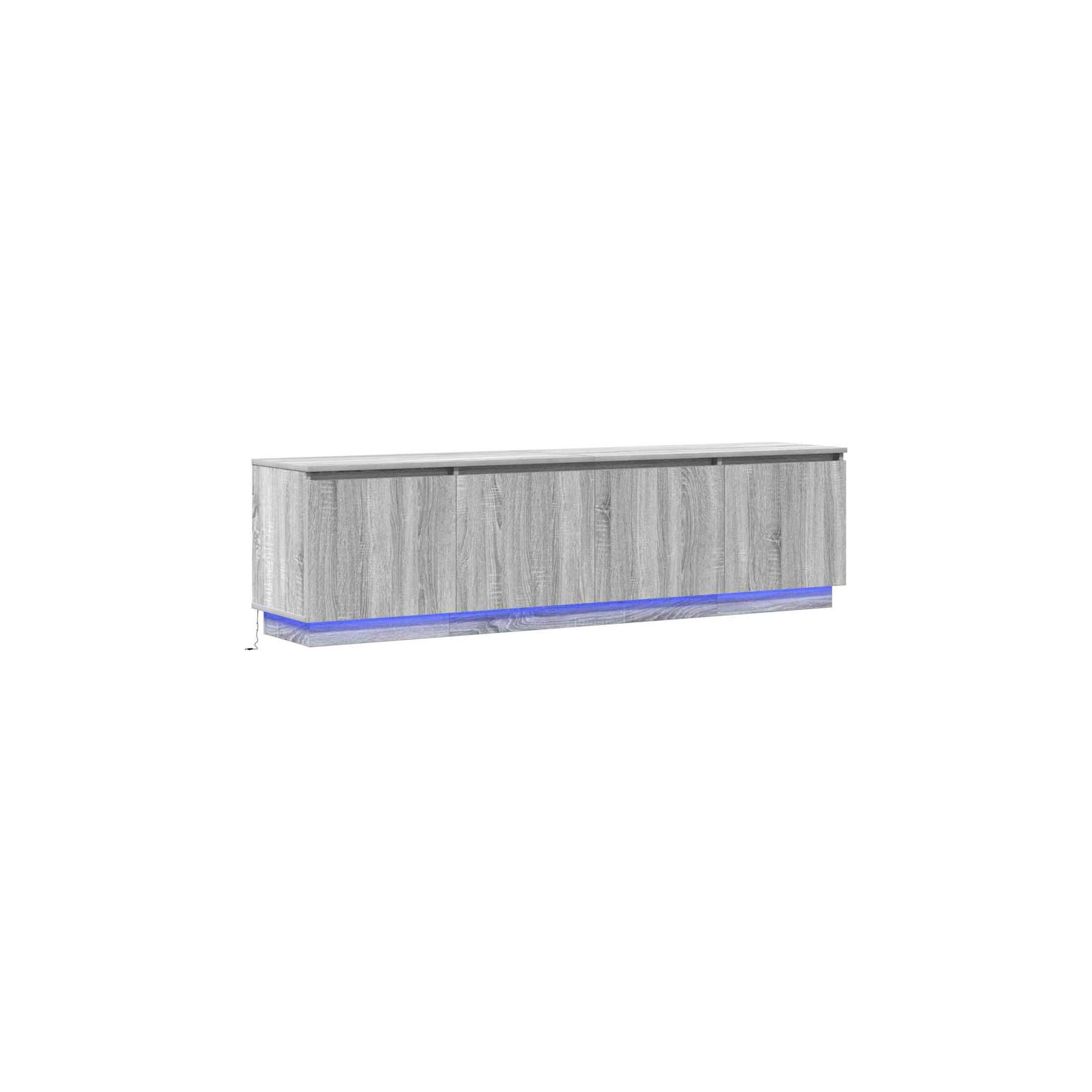 Meuble TV HELLOSHOP26 Meuble TV moderne avec éclairage LED 180