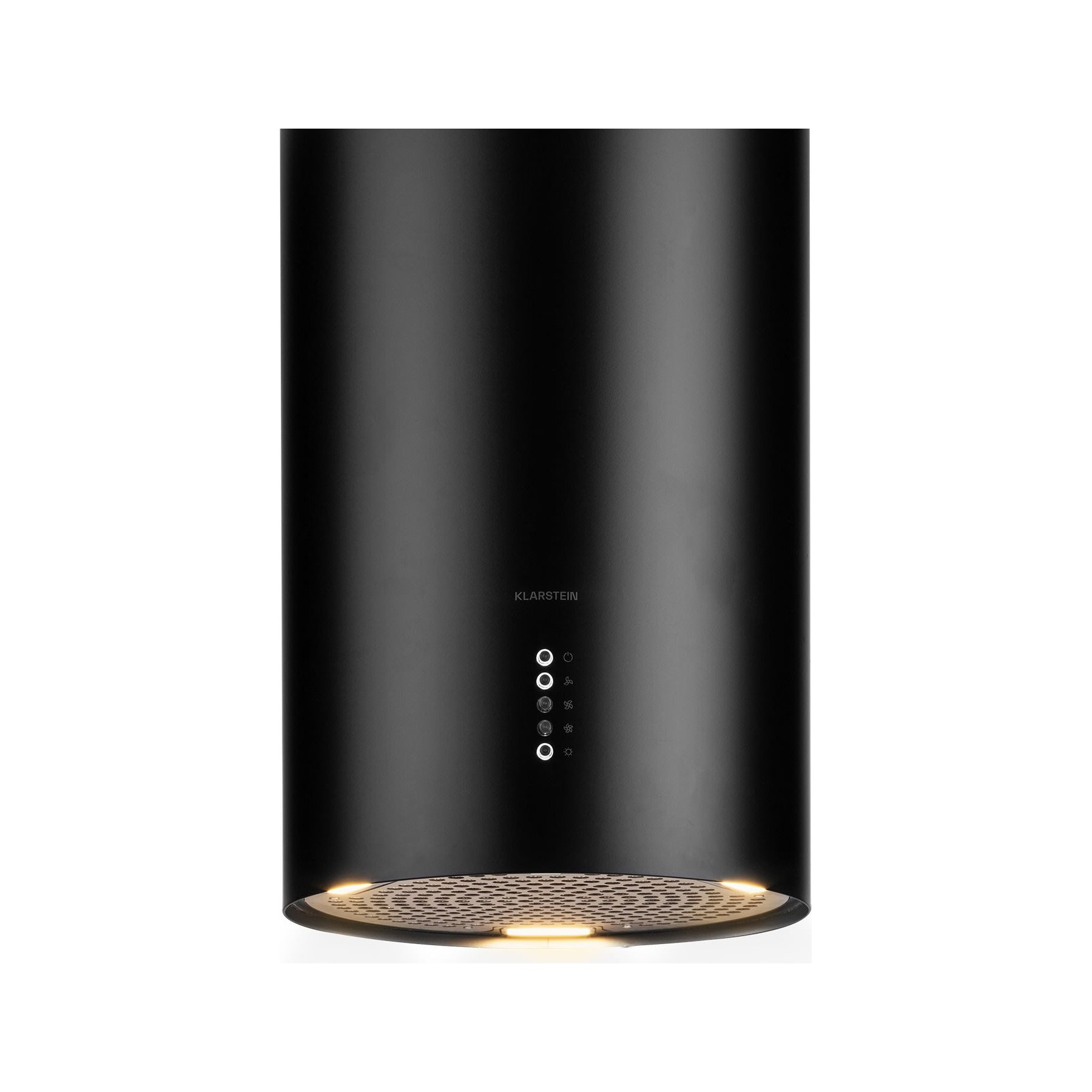 Hotte décorative îlot KLARSTEIN Bolea îlot Ø 38 cm 600 m³/h LED noir