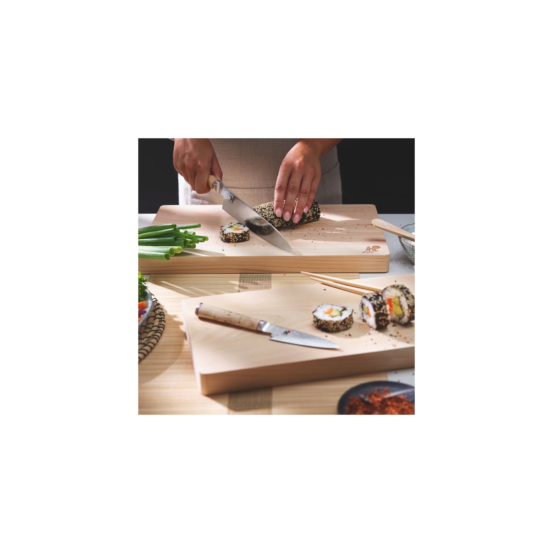Couteau chef ZWILLING Gyutoh 20 cm, Brun, Bouleau